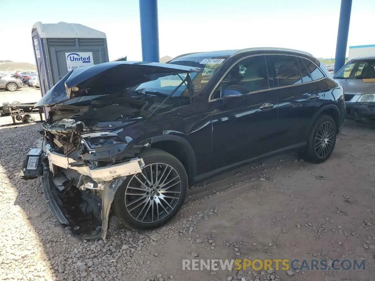 1 Photograph of a damaged car W1NKM4GB7PF047697 MERCEDES-BENZ GLC-CLASS 2023