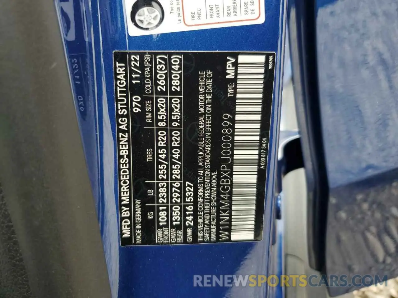 13 Photograph of a damaged car W1NKM4GBXPU000899 MERCEDES-BENZ GLC-CLASS 2023