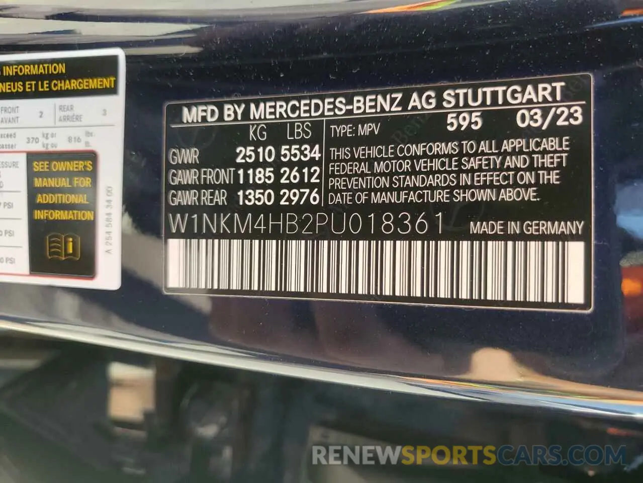 14 Photograph of a damaged car W1NKM4HB2PU018361 MERCEDES-BENZ GLC-CLASS 2023