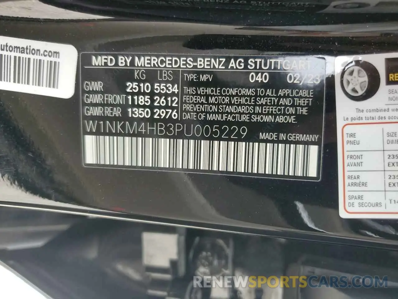 13 Photograph of a damaged car W1NKM4HB3PU005229 MERCEDES-BENZ GLC-CLASS 2023