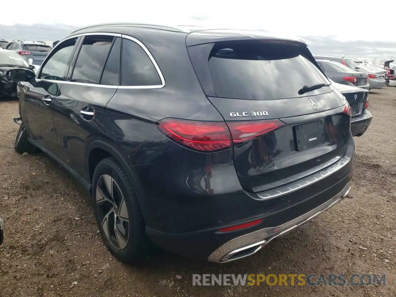 2 Photograph of a damaged car W1NKM4HB4PF062348 MERCEDES-BENZ GLC-CLASS 2023