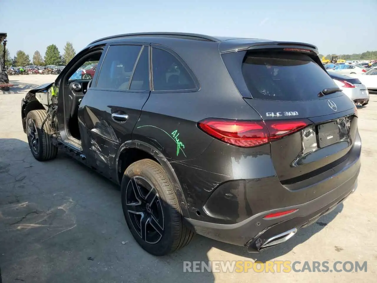 2 Photograph of a damaged car W1NKM4HB5PU025918 MERCEDES-BENZ GLC-CLASS 2023