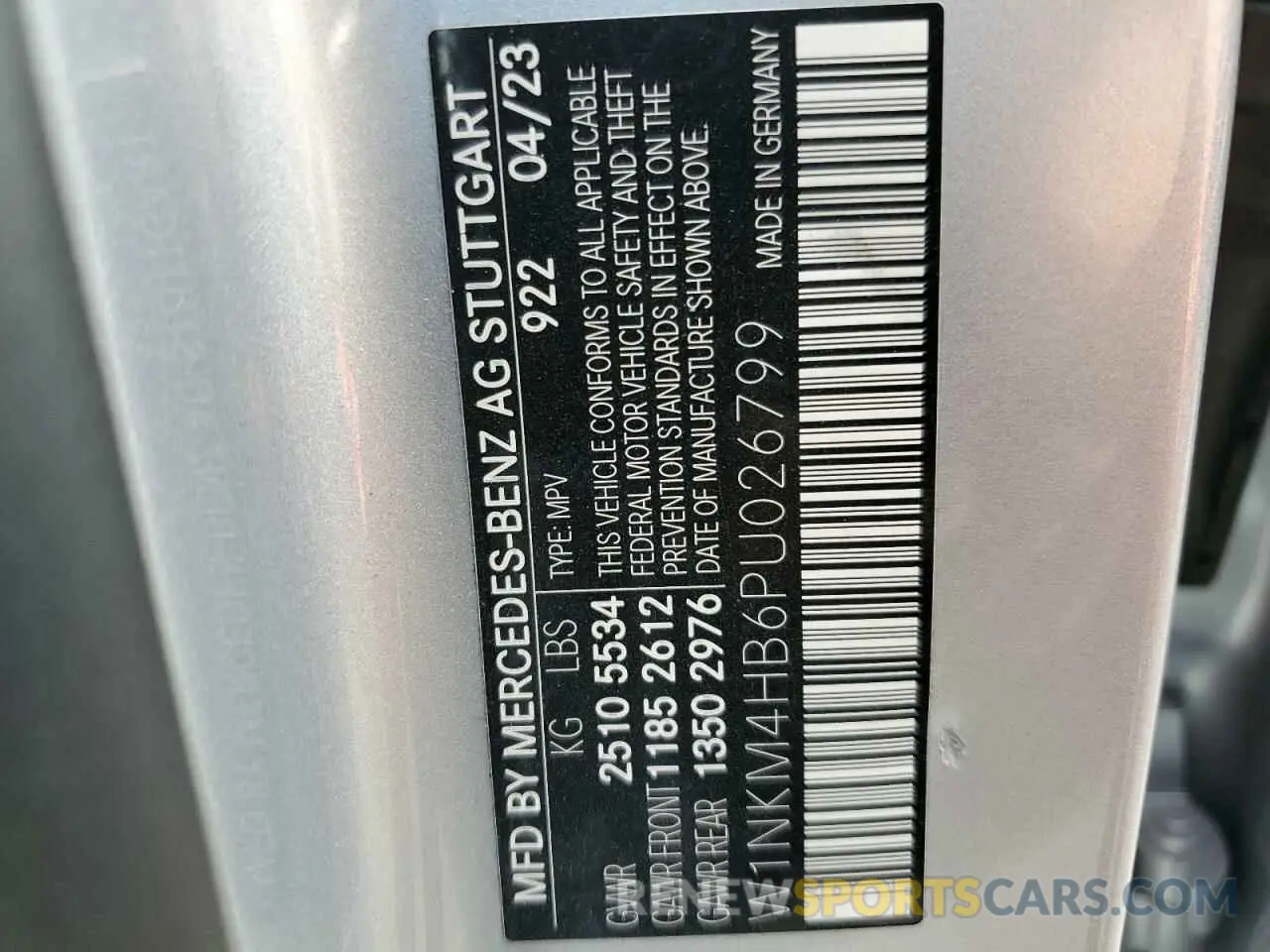 14 Photograph of a damaged car W1NKM4HB6PU026799 MERCEDES-BENZ GLC-CLASS 2023