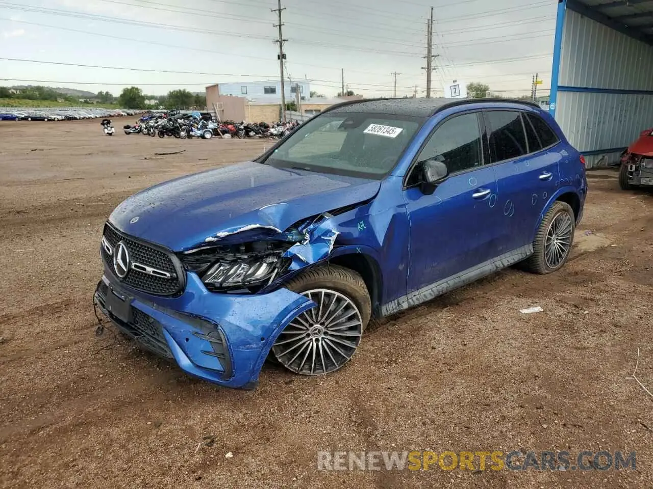 1 Photograph of a damaged car W1NKM4HB9PU033424 MERCEDES-BENZ GLC-CLASS 2023