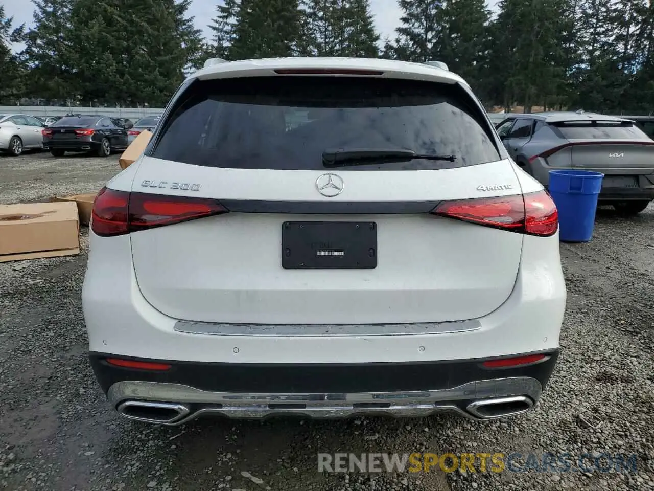 6 Photograph of a damaged car W1NKM4HBXPF031881 MERCEDES-BENZ GLC-CLASS 2023