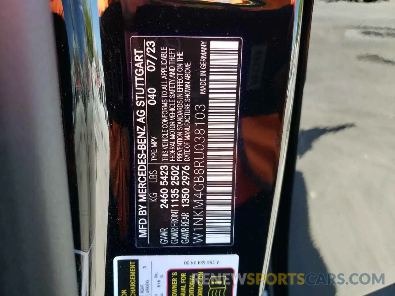 13 Photograph of a damaged car W1NKM4GB8RU038103 MERCEDES-BENZ GLC-CLASS 2024