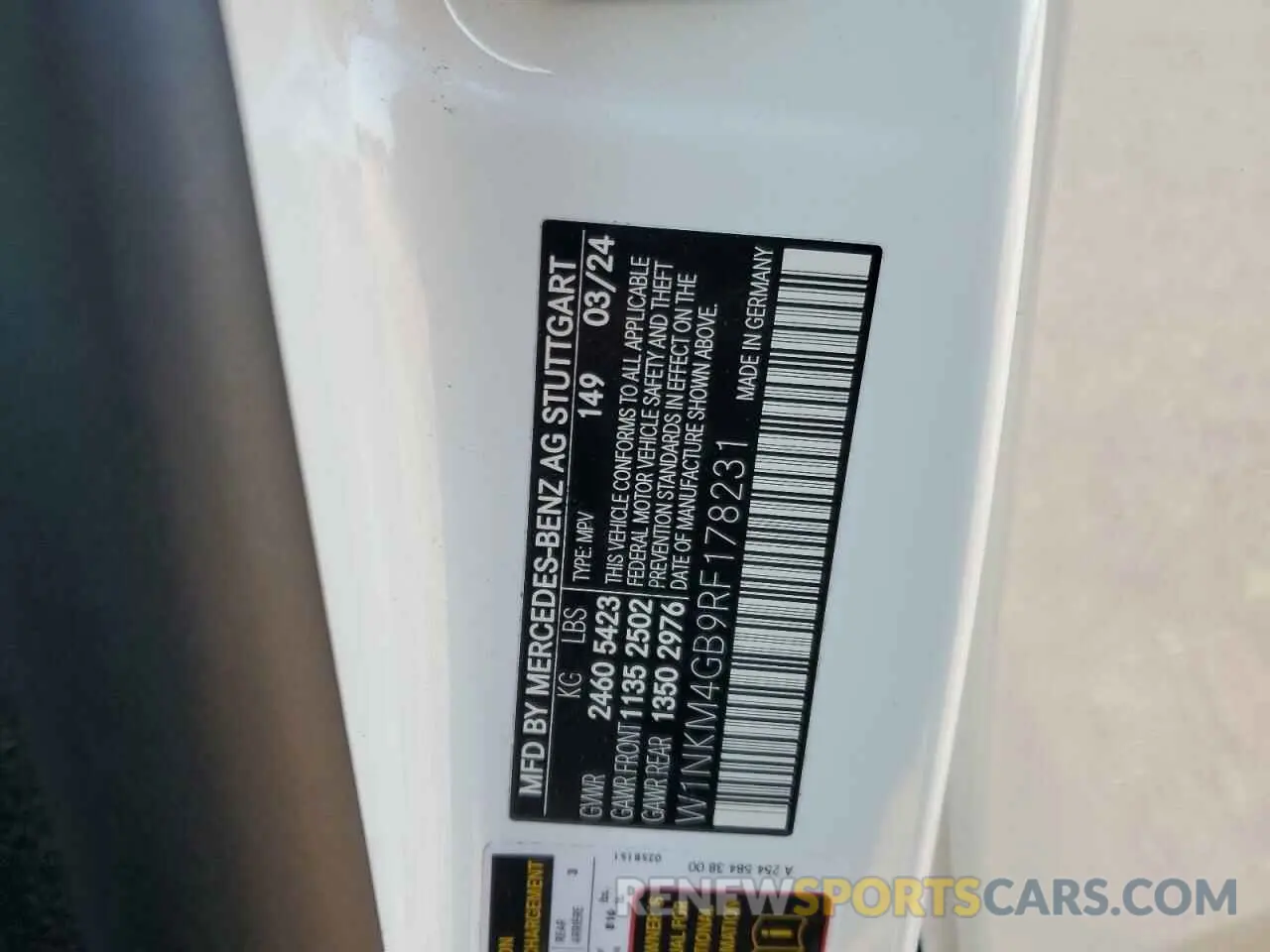 13 Photograph of a damaged car W1NKM4GB9RF178231 MERCEDES-BENZ GLC-CLASS 2024