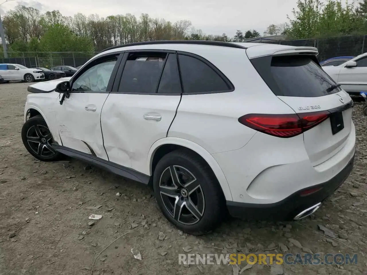 2 Photograph of a damaged car W1NKM4HB1RF221524 MERCEDES-BENZ GLC-CLASS 2024