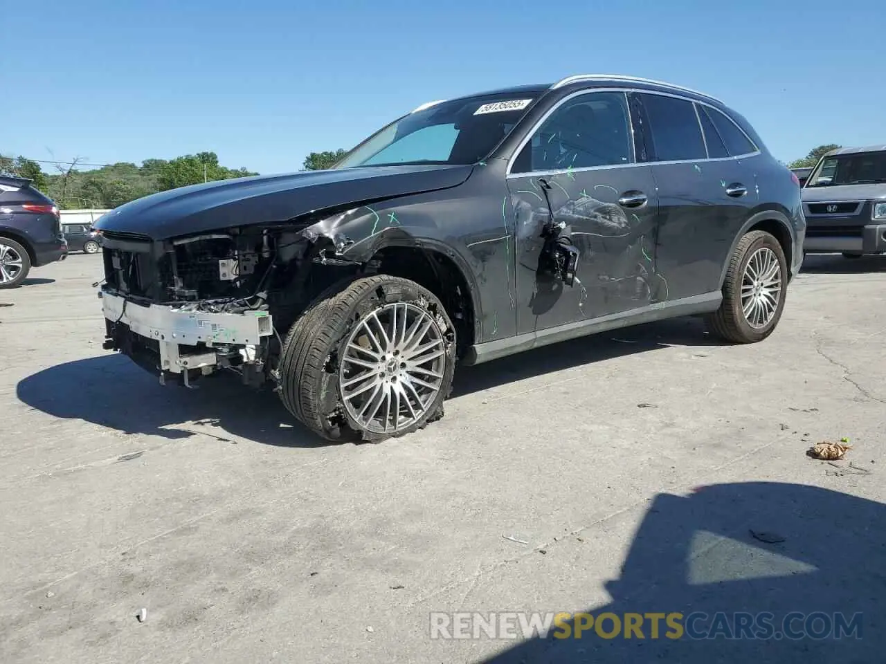 1 Photograph of a damaged car W1NKM4HB2RF110867 MERCEDES-BENZ GLC-CLASS 2024