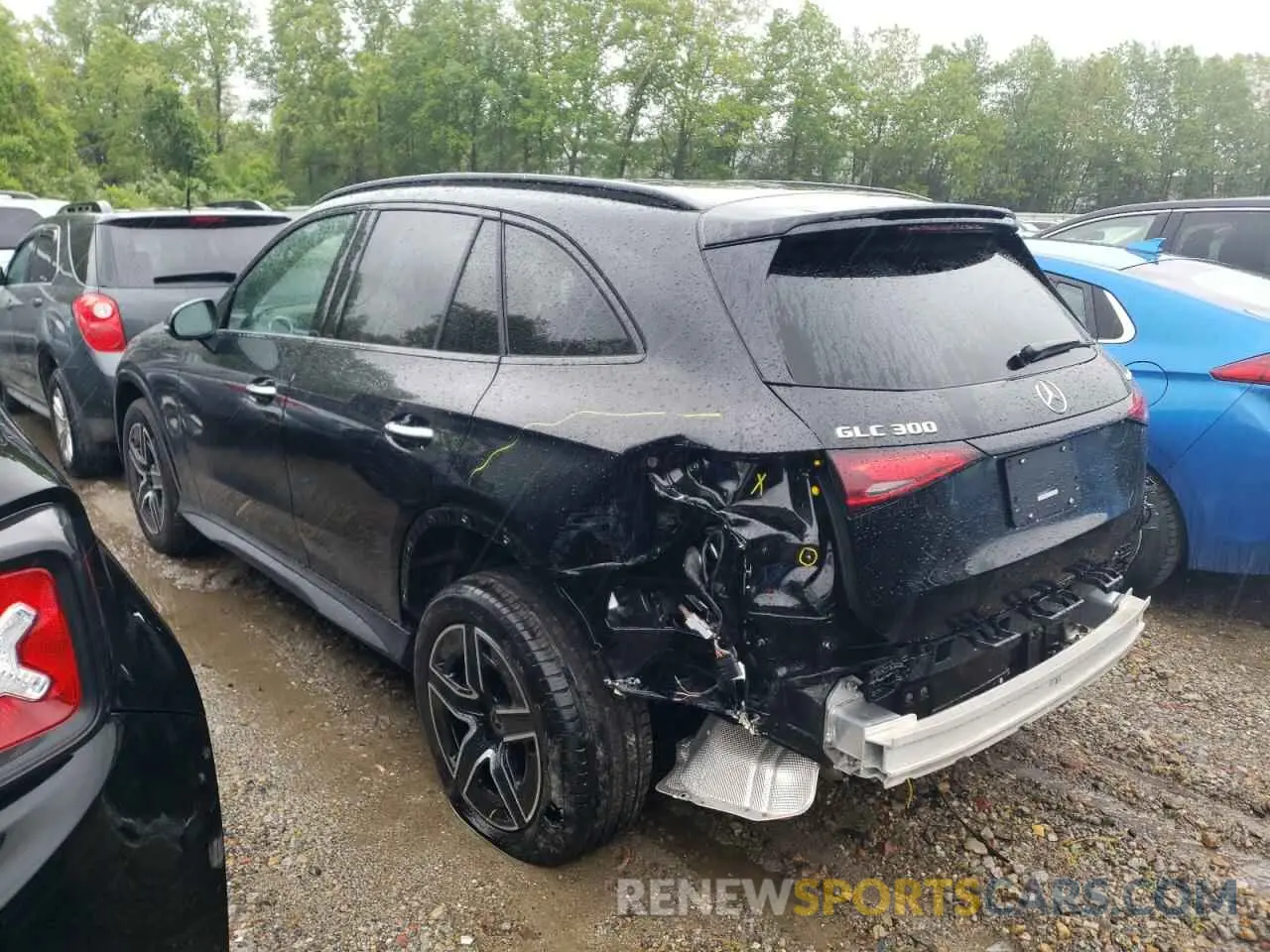 2 Photograph of a damaged car W1NKM4HB6RU039913 MERCEDES-BENZ GLC-CLASS 2024