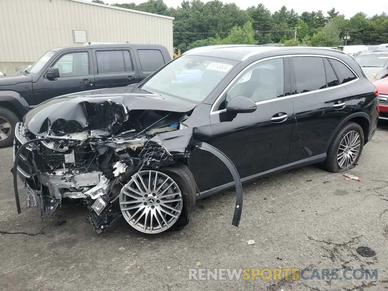 1 Photograph of a damaged car W1NKM4HB8RF109416 MERCEDES-BENZ GLC-CLASS 2024