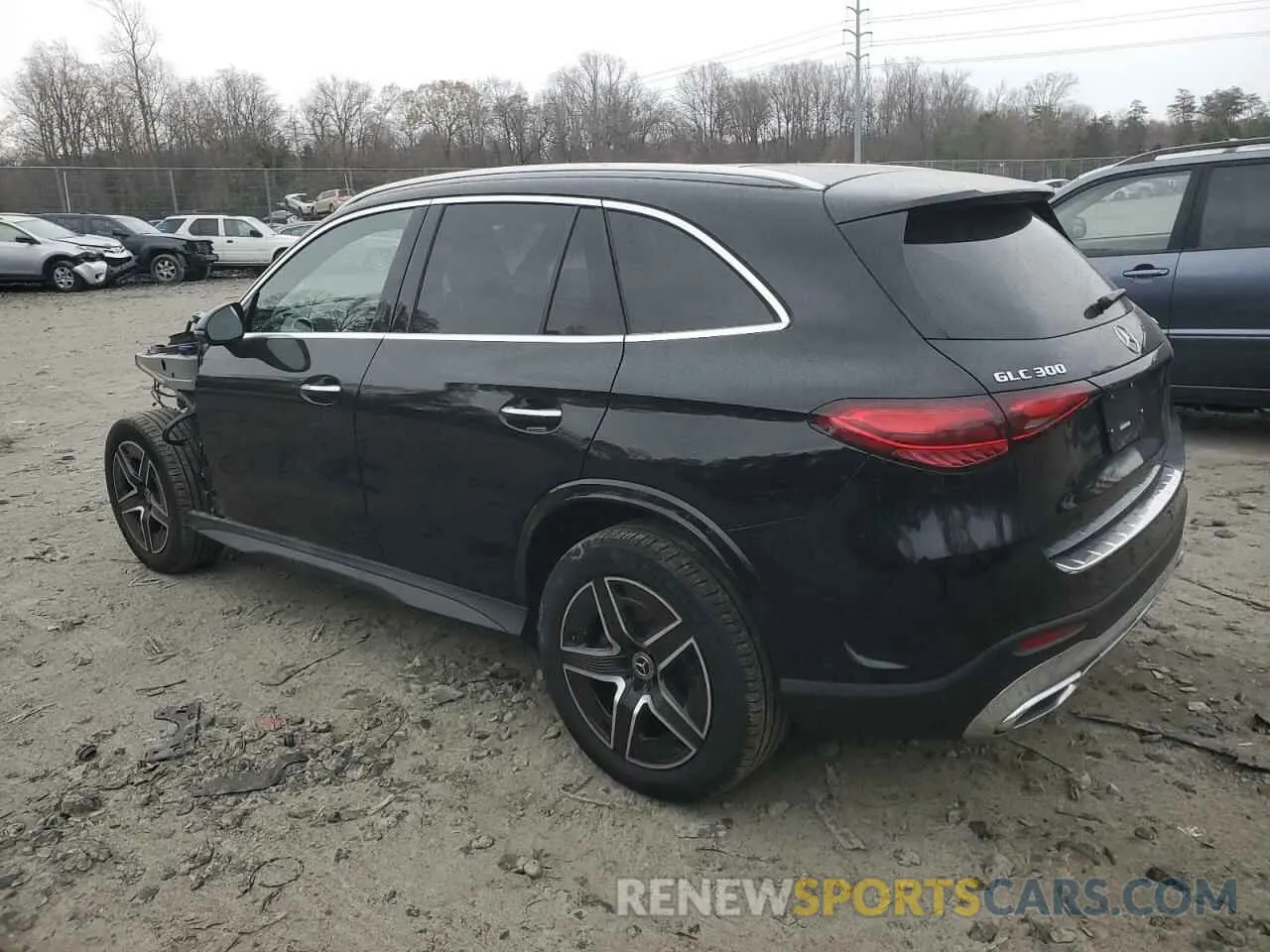 2 Photograph of a damaged car W1NKM4HB8RF222475 MERCEDES-BENZ GLC-CLASS 2024