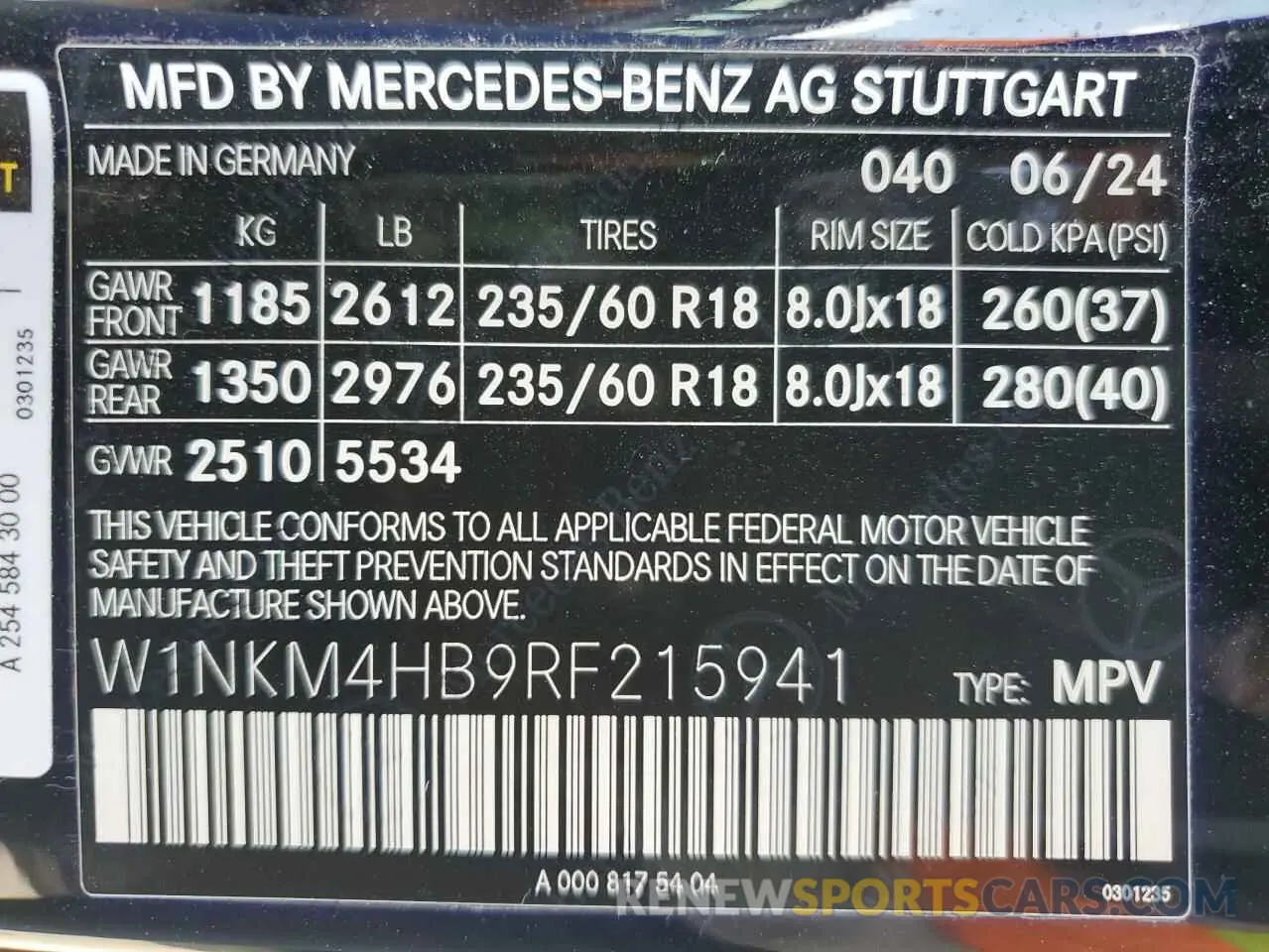 14 Photograph of a damaged car W1NKM4HB9RF215941 MERCEDES-BENZ GLC-CLASS 2024