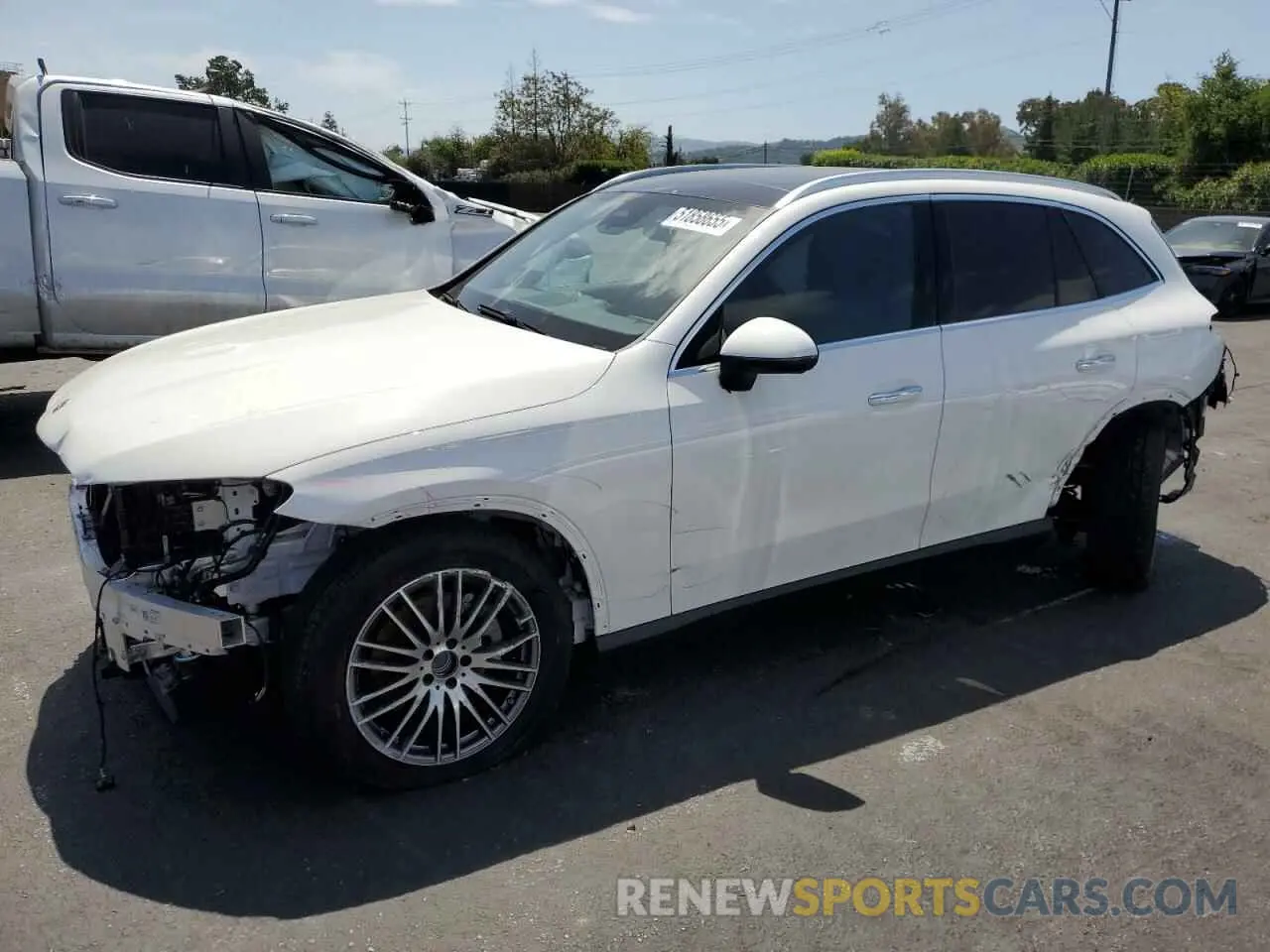 1 Photograph of a damaged car W1NKM4GB1SF296649 MERCEDES-BENZ GLC-CLASS 2025