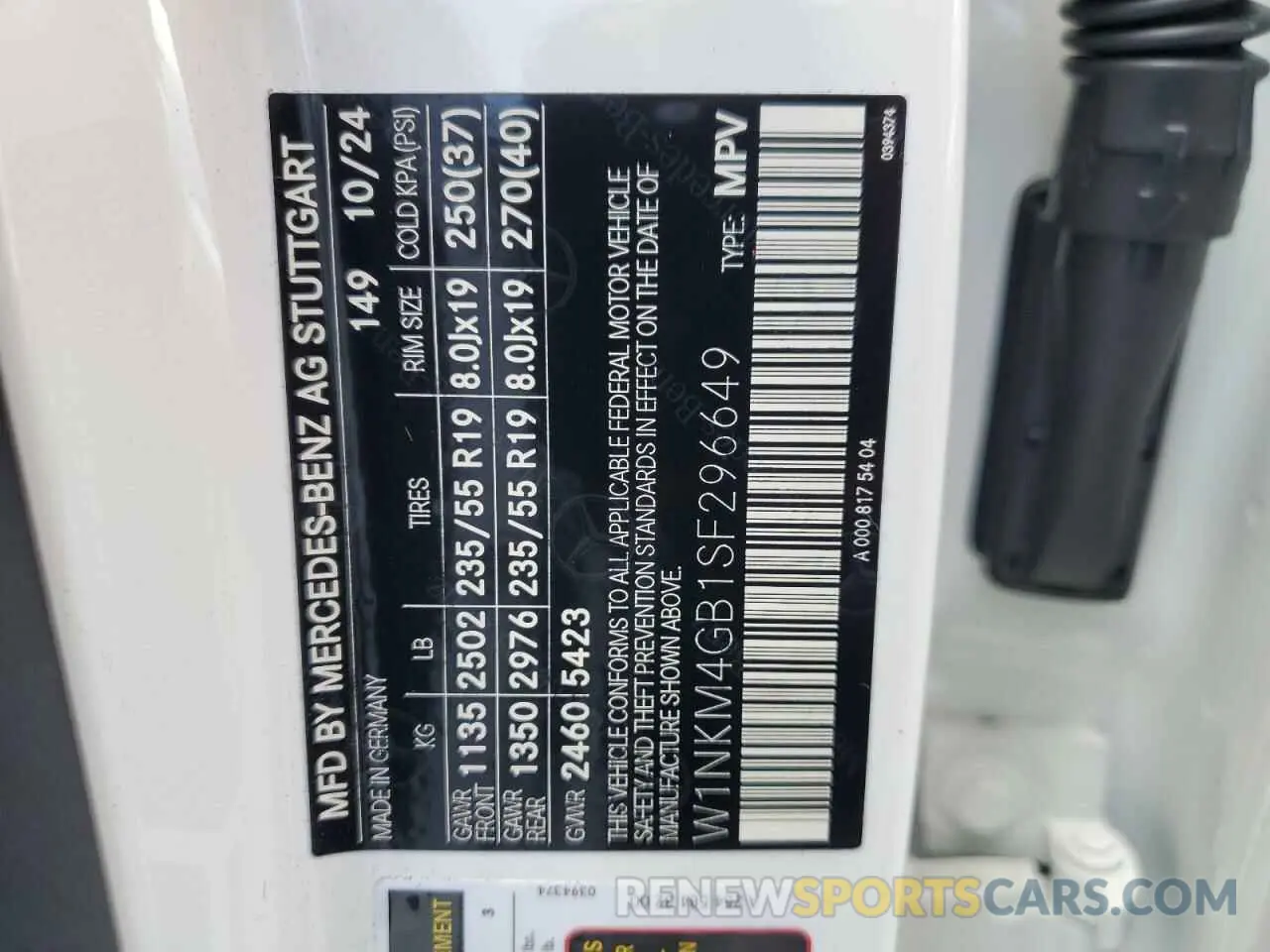 14 Photograph of a damaged car W1NKM4GB1SF296649 MERCEDES-BENZ GLC-CLASS 2025