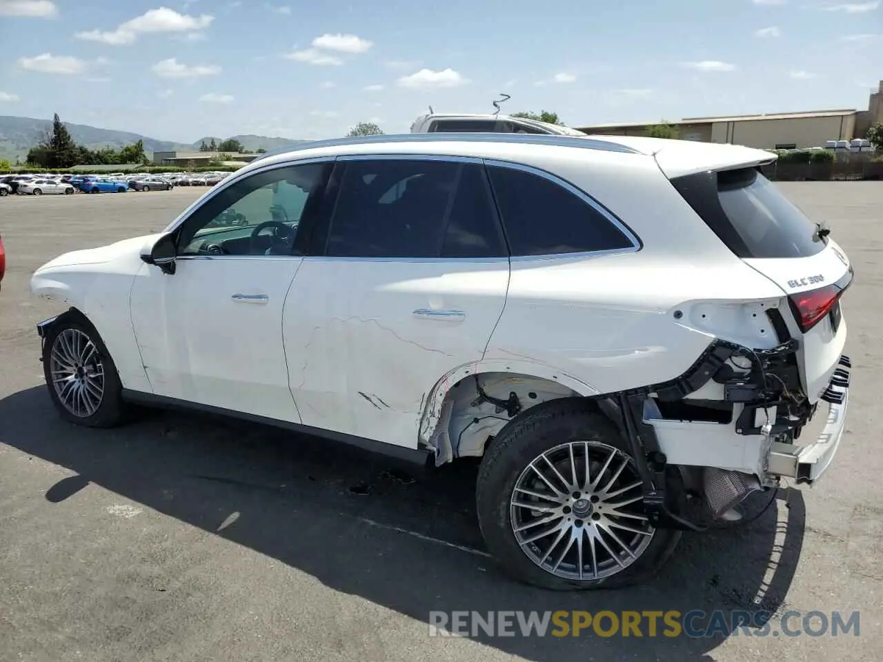 2 Photograph of a damaged car W1NKM4GB1SF296649 MERCEDES-BENZ GLC-CLASS 2025