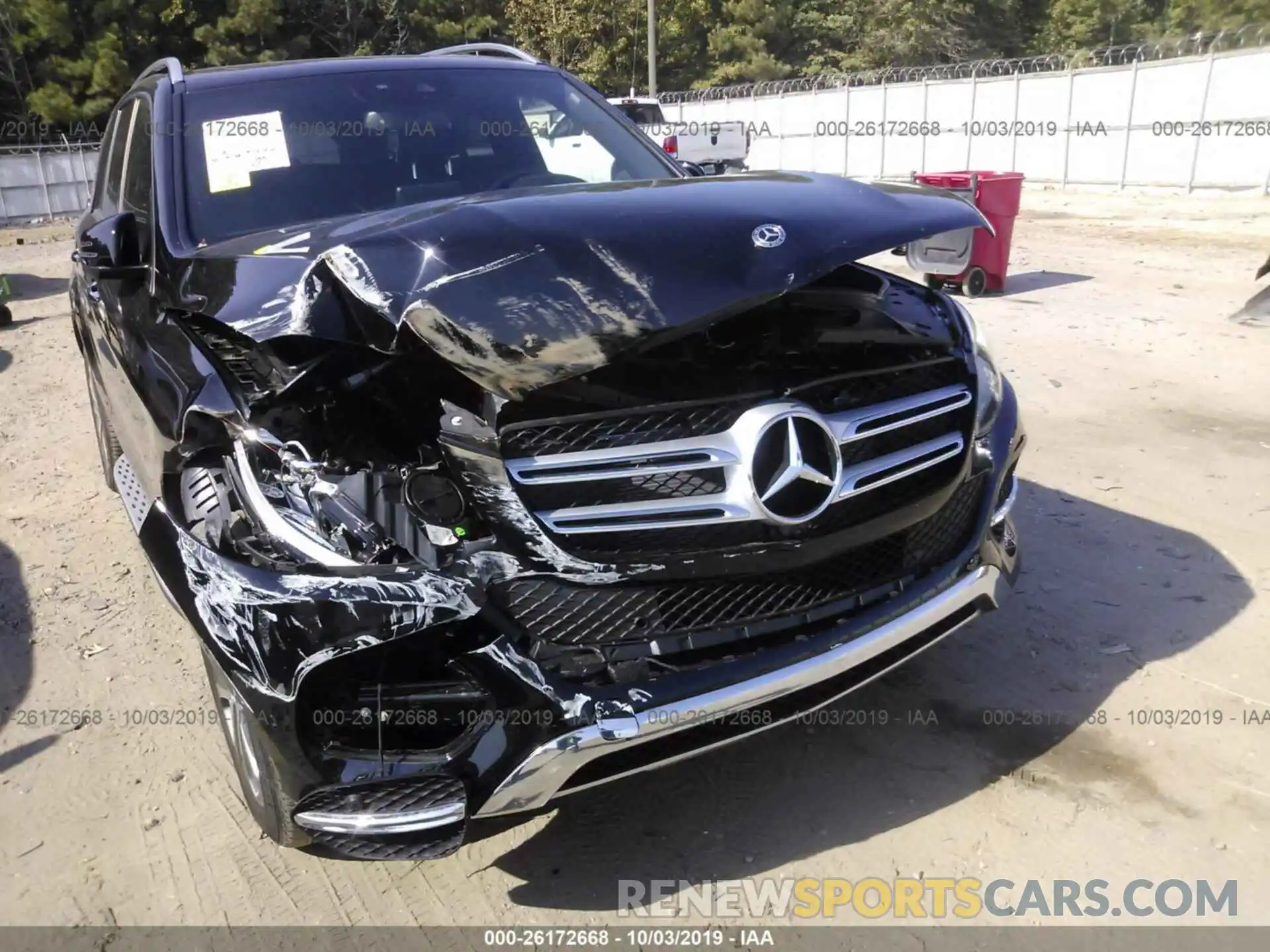 6 Photograph of a damaged car 4JGDA5GB1KB212492 MERCEDES-BENZ GLE 2019