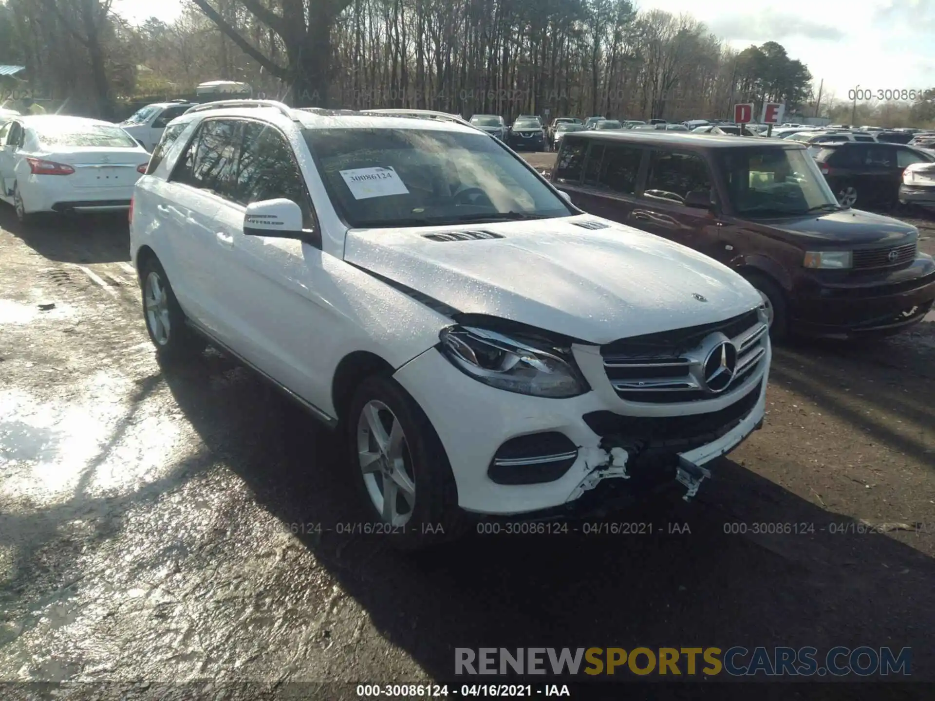 1 Photograph of a damaged car 4JGDA5GB6KB204758 MERCEDES-BENZ GLE 2019