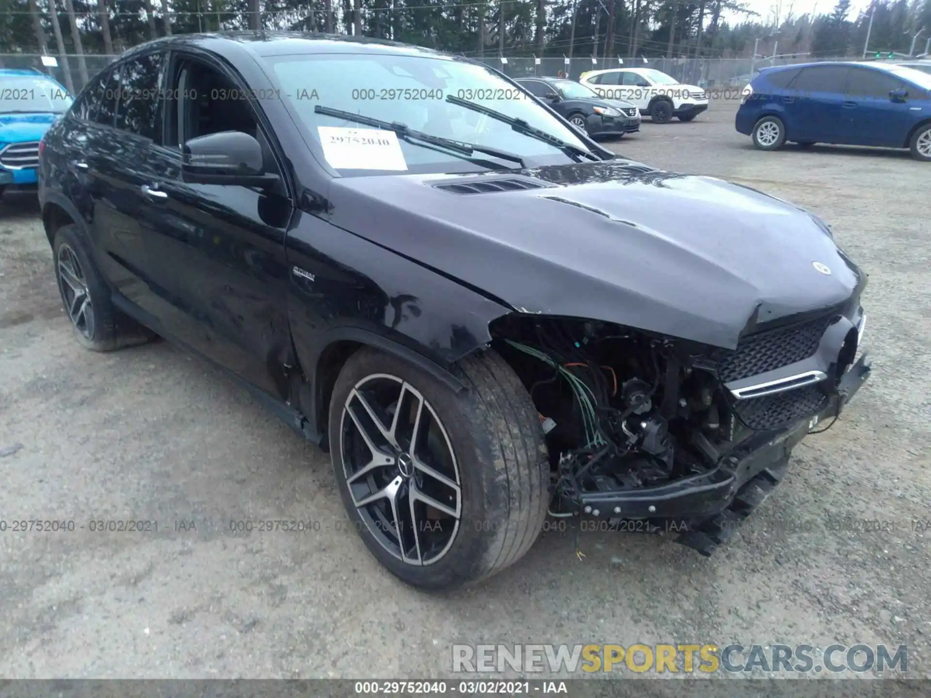 1 Photograph of a damaged car 4JGED6EB1KA149551 MERCEDES-BENZ GLE 2019