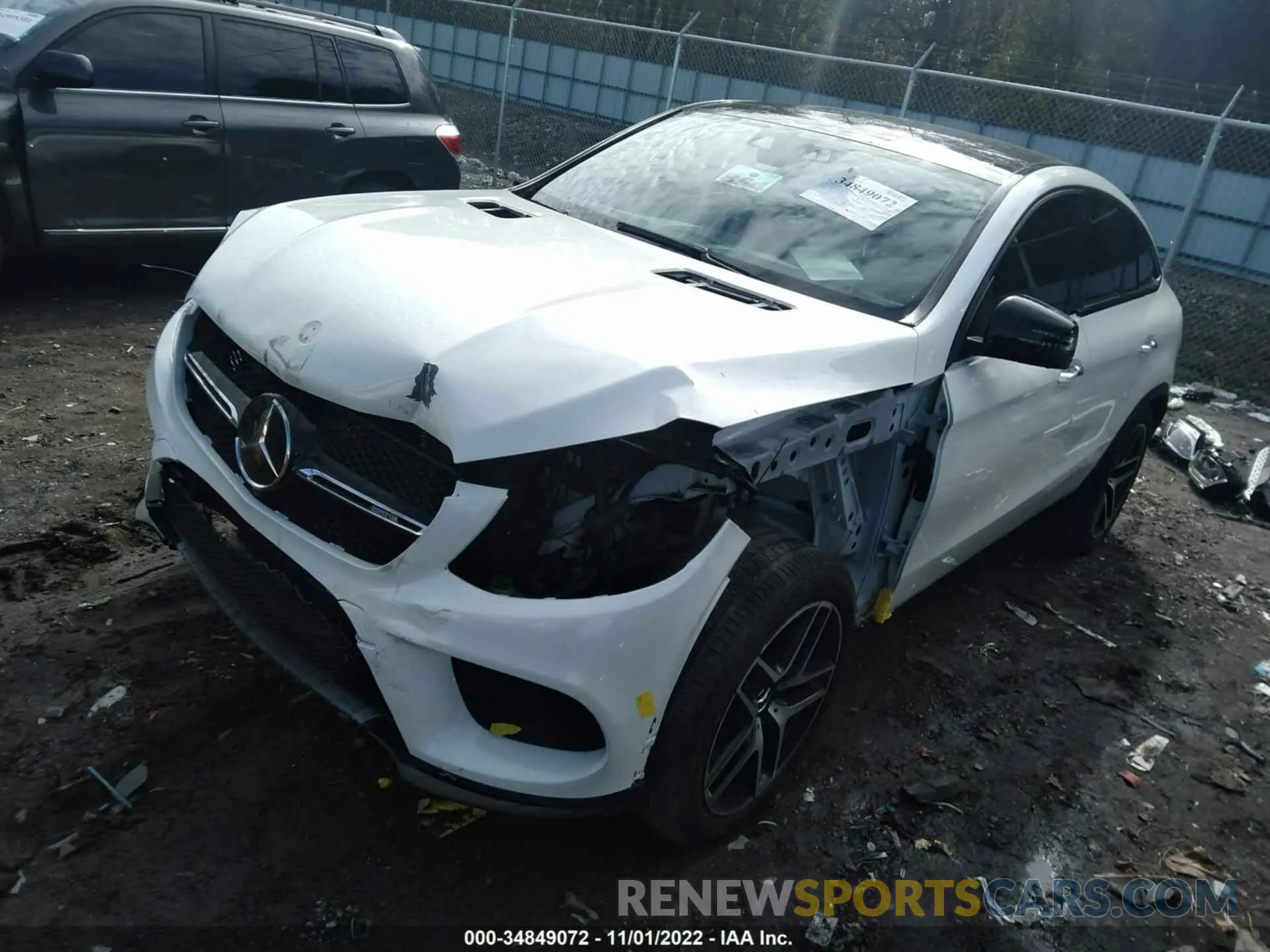 2 Photograph of a damaged car 4JGED6EB3KA152659 MERCEDES-BENZ GLE 2019