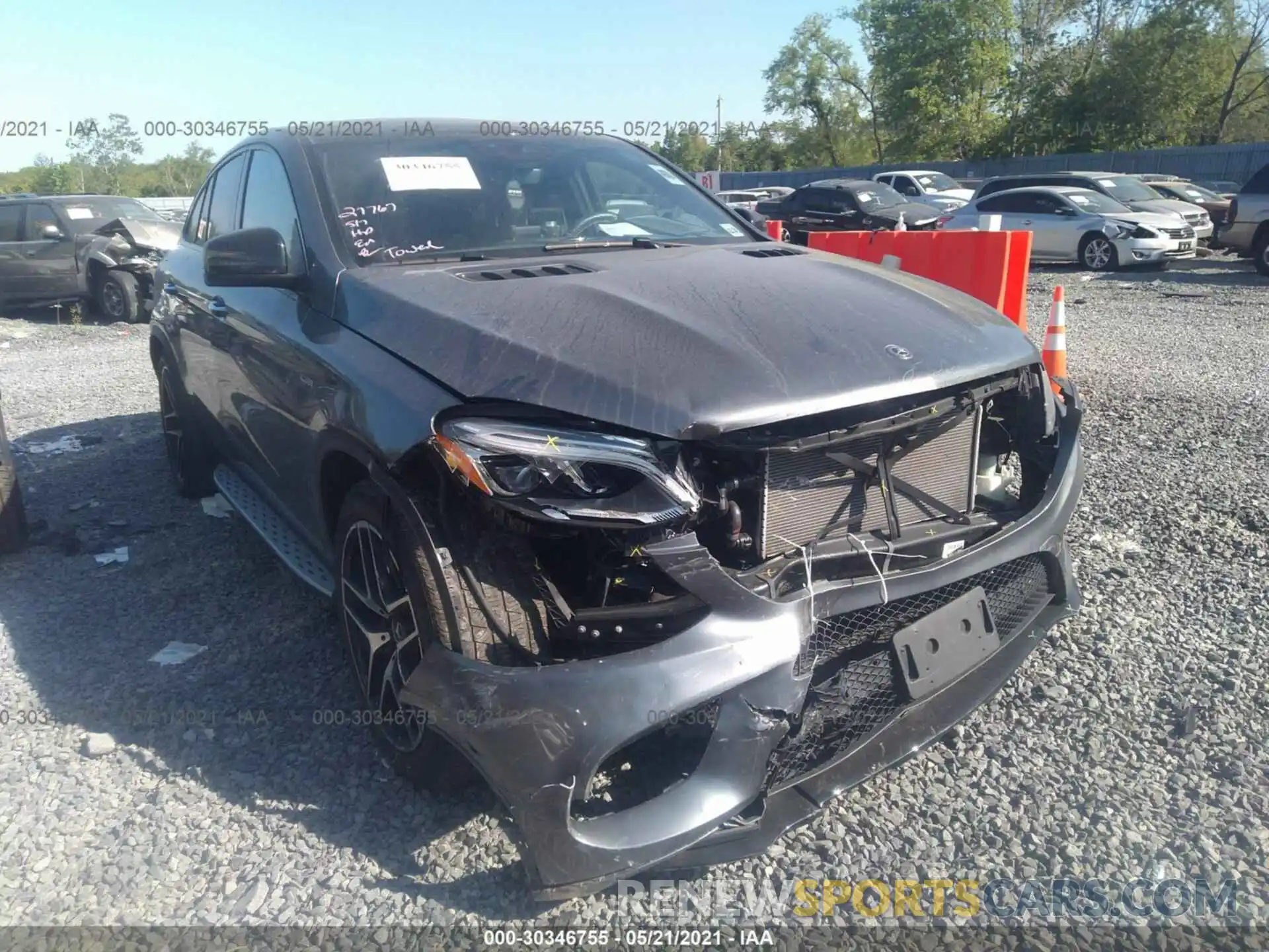 1 Photograph of a damaged car 4JGED6EB6KA152574 MERCEDES-BENZ GLE 2019