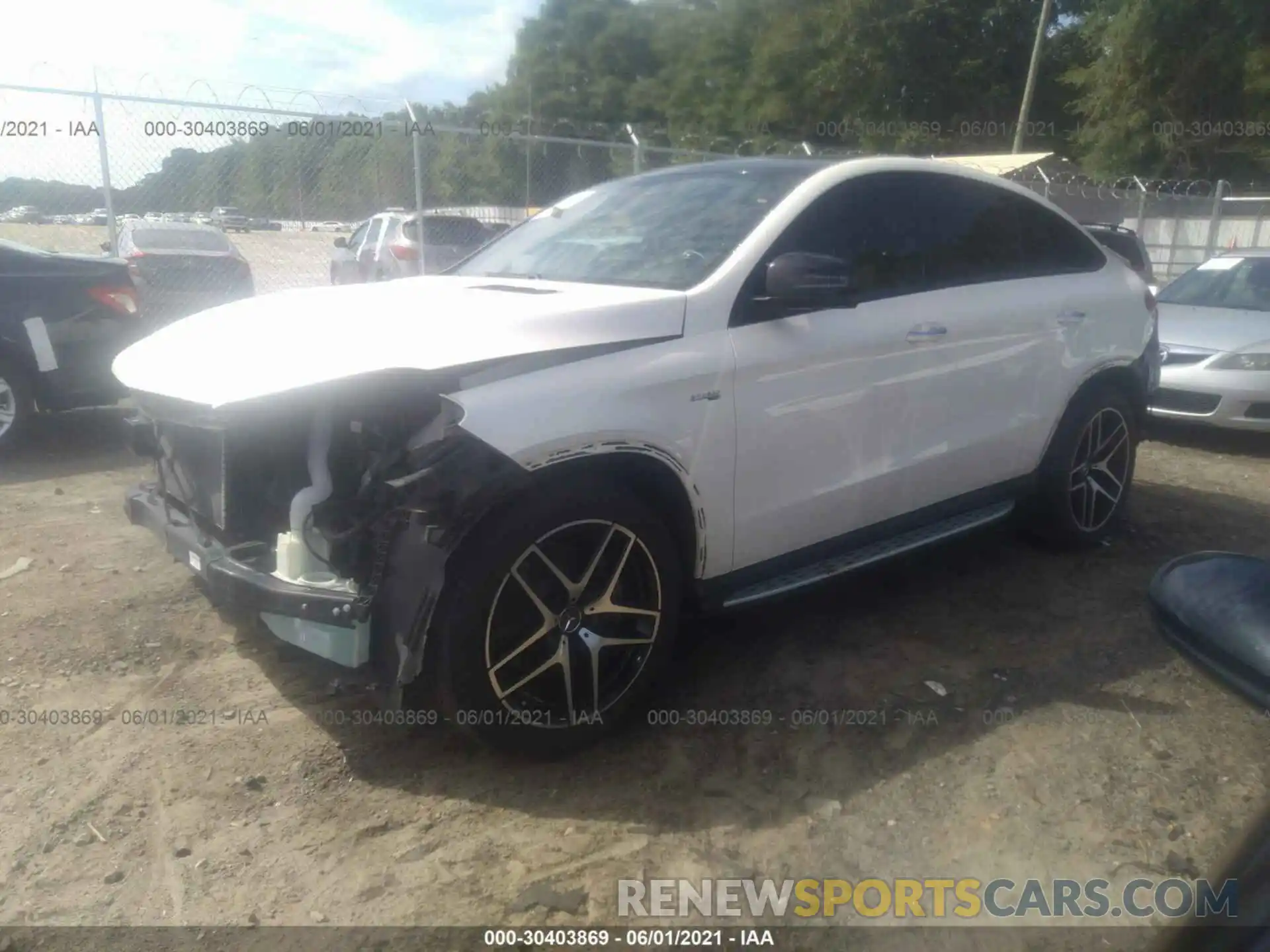 2 Photograph of a damaged car 4JGED6EB7KA139848 MERCEDES-BENZ GLE 2019