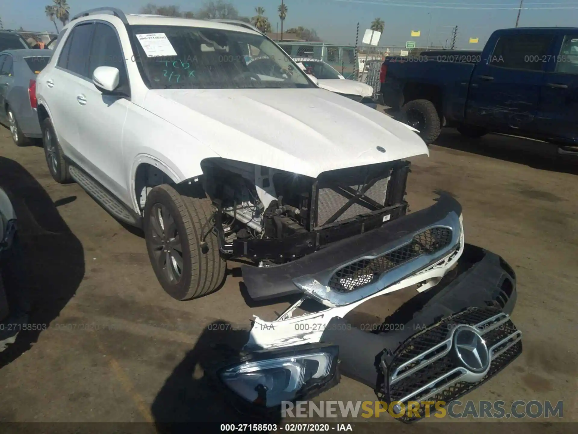 1 Photograph of a damaged car 4JGFB4KB4LA063462 MERCEDES-BENZ GLE 2020