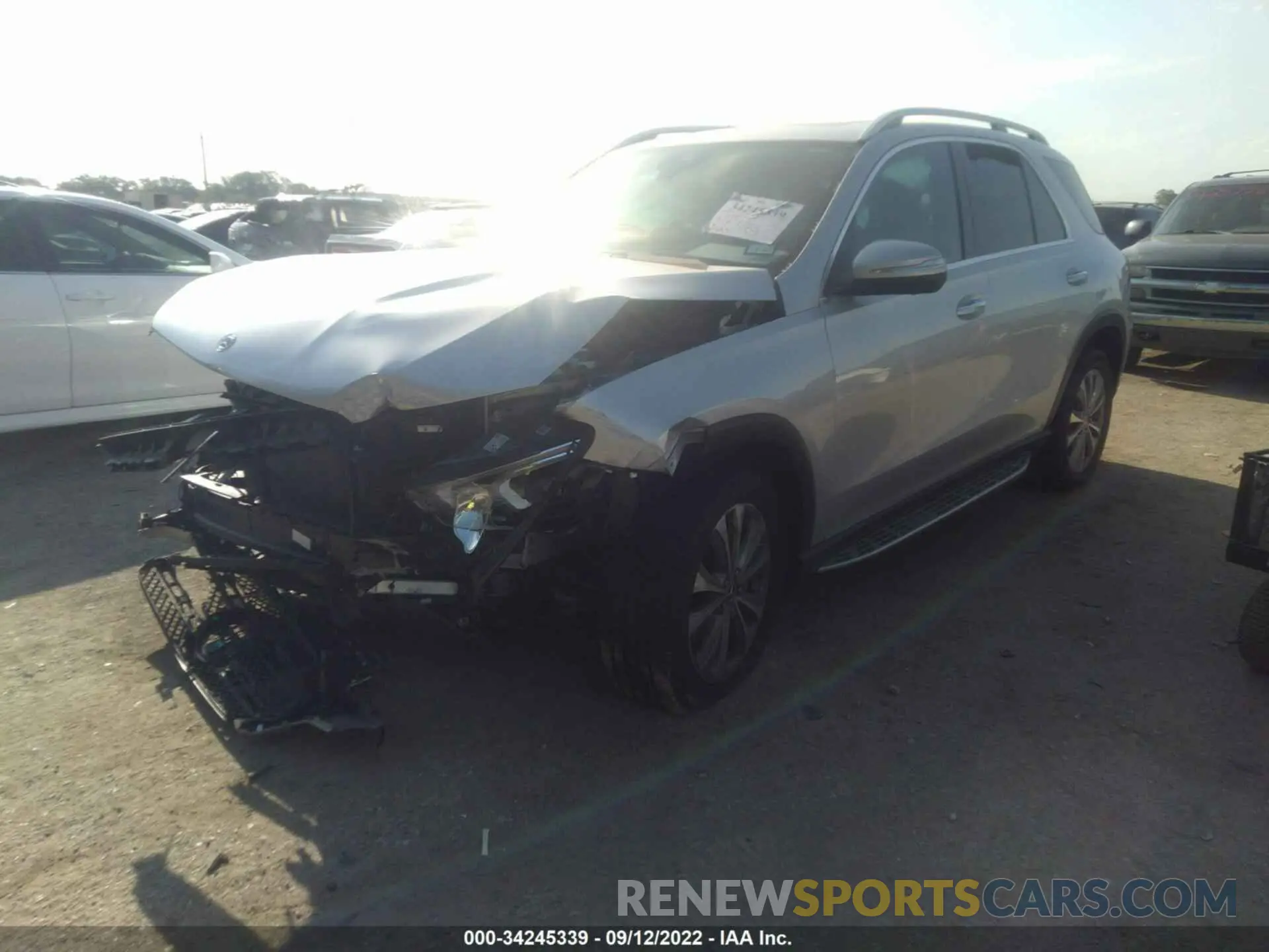 2 Photograph of a damaged car 4JGFB4KB5LA089584 MERCEDES-BENZ GLE 2020