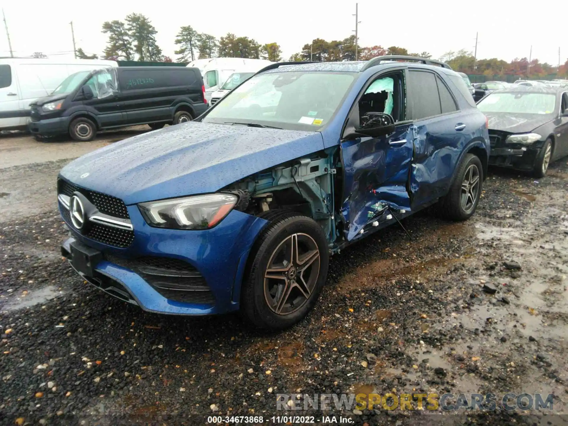 2 Photograph of a damaged car 4JGFB4KB6LA211689 MERCEDES-BENZ GLE 2020