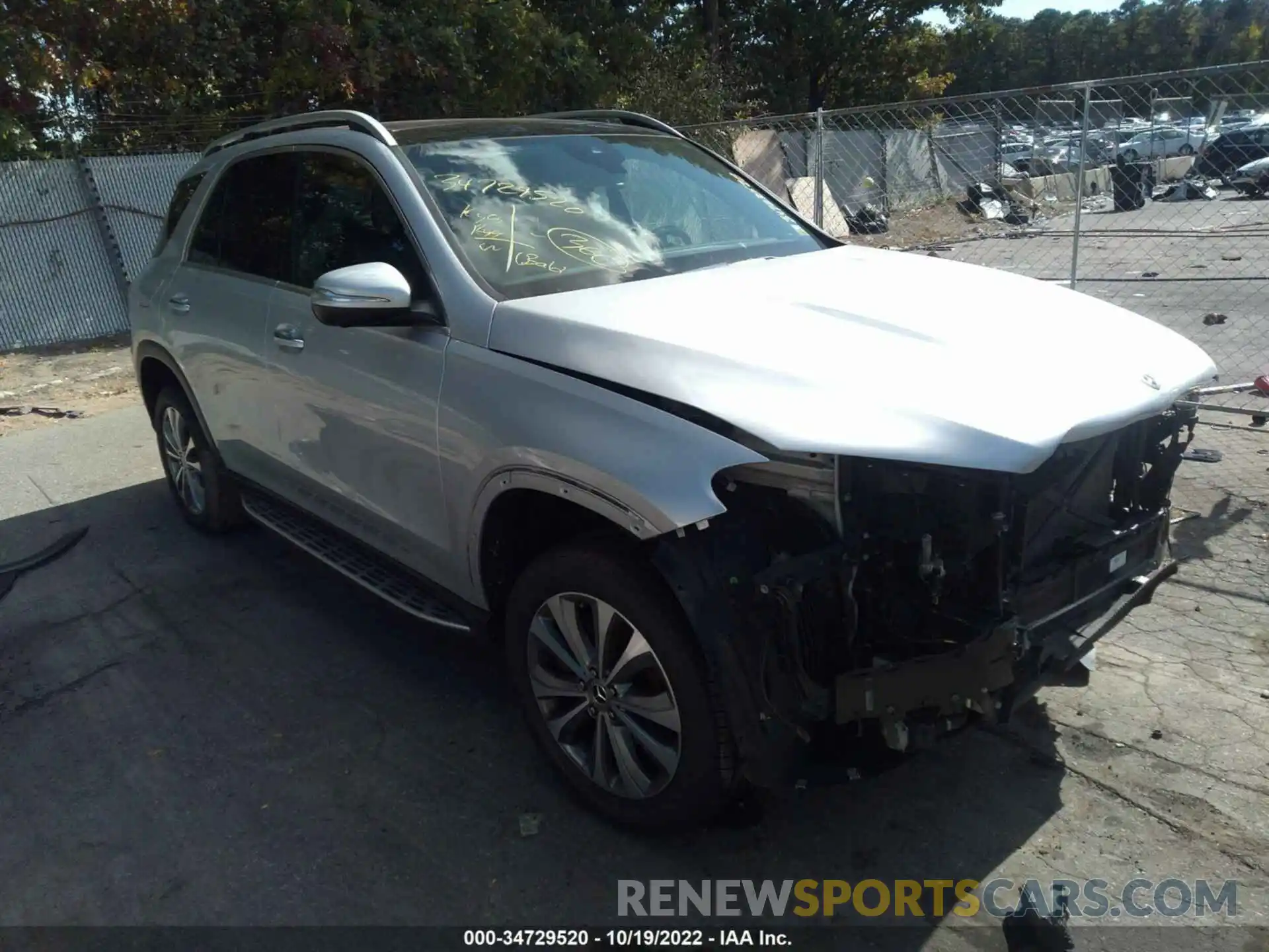 1 Photograph of a damaged car 4JGFB4KE3LA036957 MERCEDES-BENZ GLE 2020