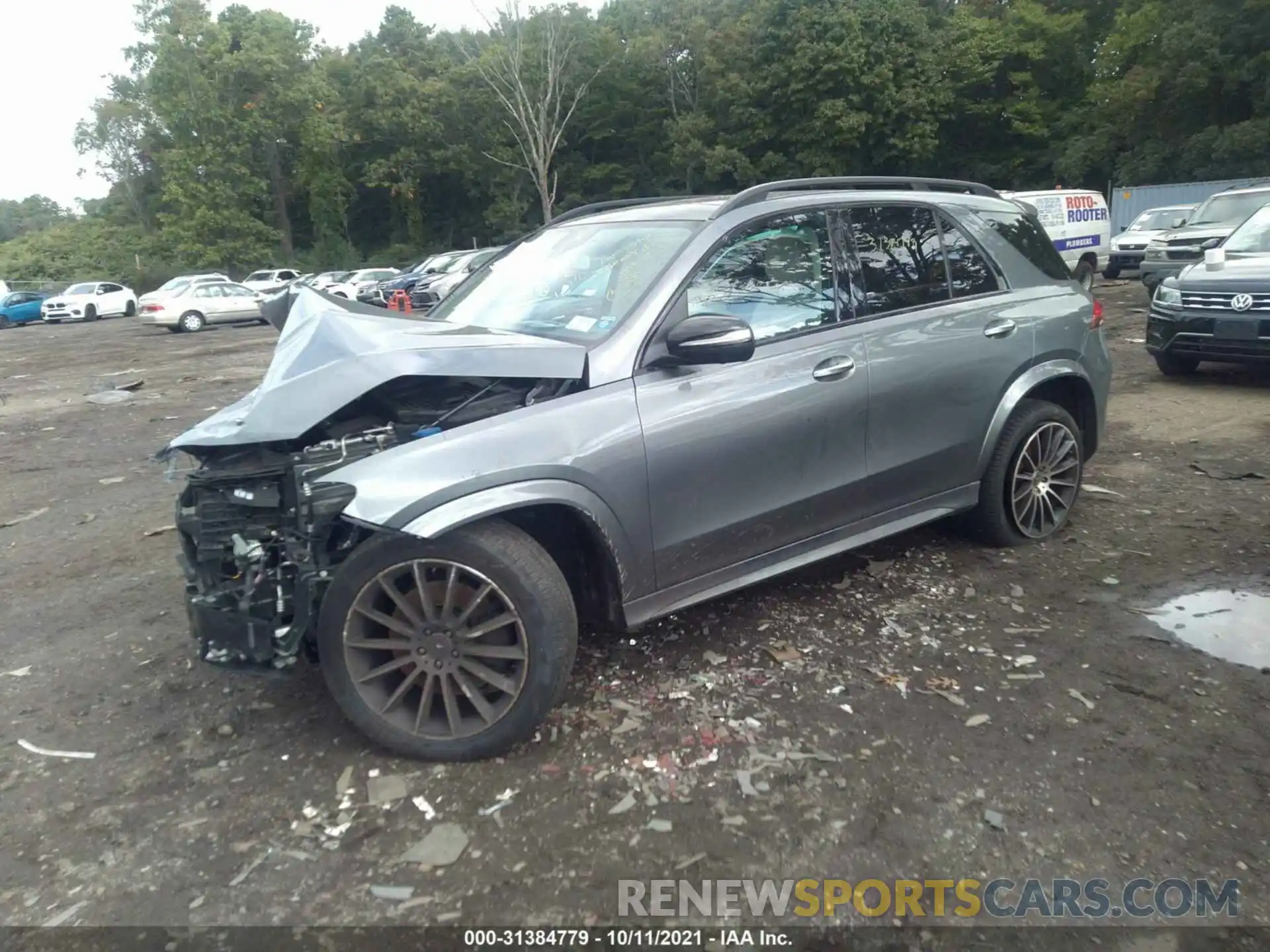 2 Photograph of a damaged car 4JGFB5KB5LA255219 MERCEDES-BENZ GLE 2020