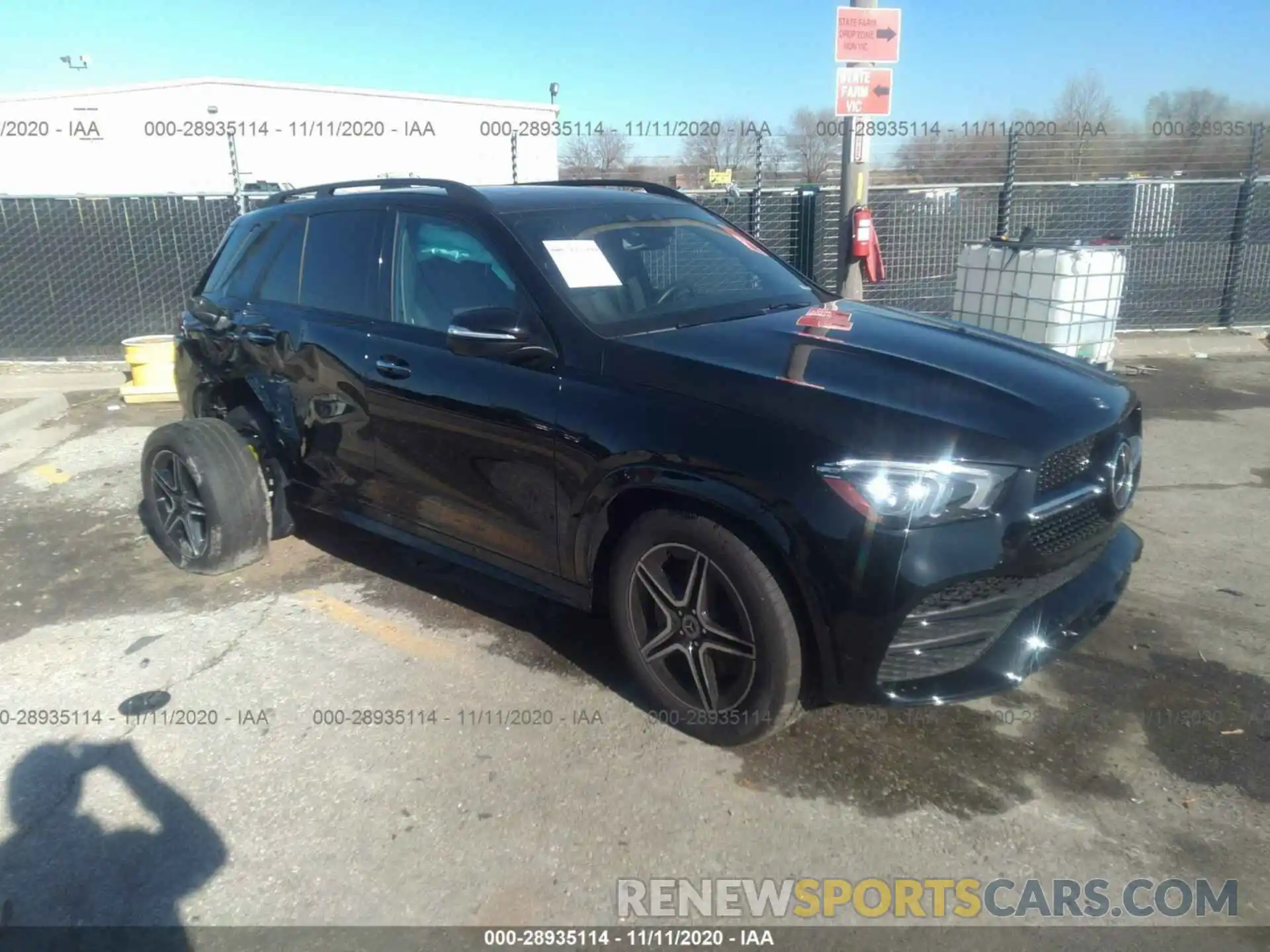 1 Photograph of a damaged car 4JGFB8GB7LA175060 MERCEDES-BENZ GLE 2020