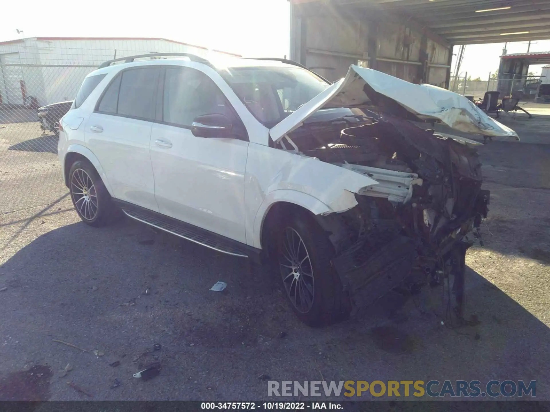 1 Photograph of a damaged car 4JGFB4JEXMA517386 MERCEDES-BENZ GLE 2021