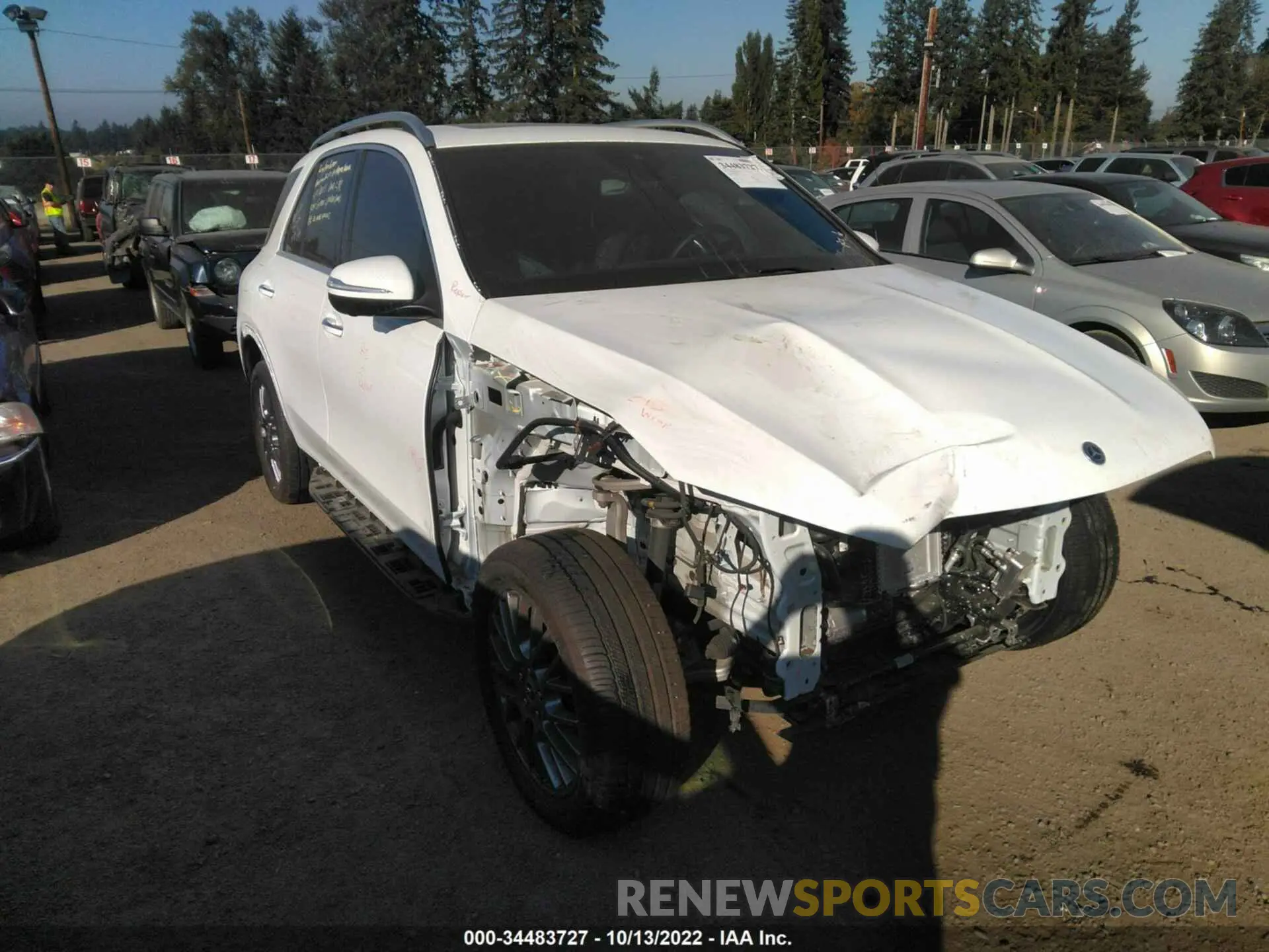 1 Photograph of a damaged car 4JGFB4KB9MA437467 MERCEDES-BENZ GLE 2021