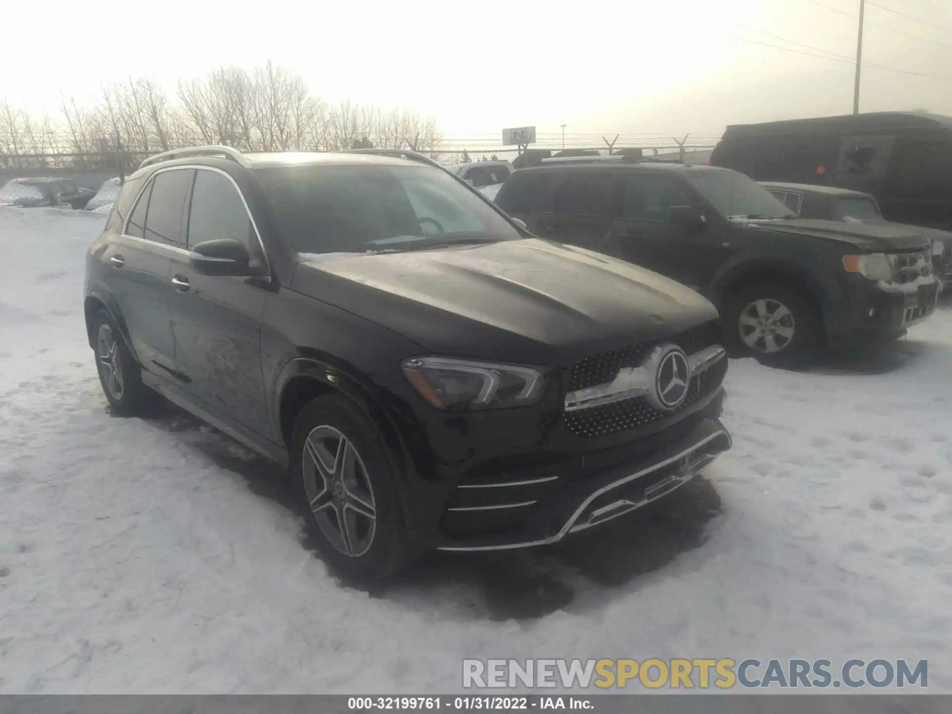 1 Photograph of a damaged car 4JGFB4KBXMA371043 MERCEDES-BENZ GLE 2021