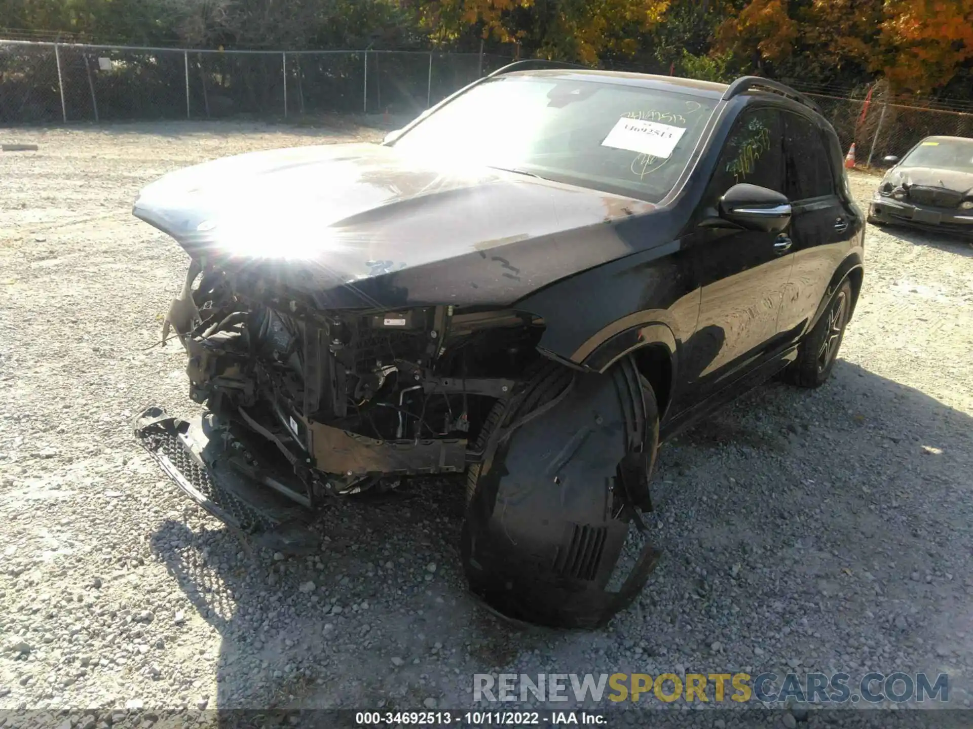 2 Photograph of a damaged car 4JGFB4KBXMA486483 MERCEDES-BENZ GLE 2021