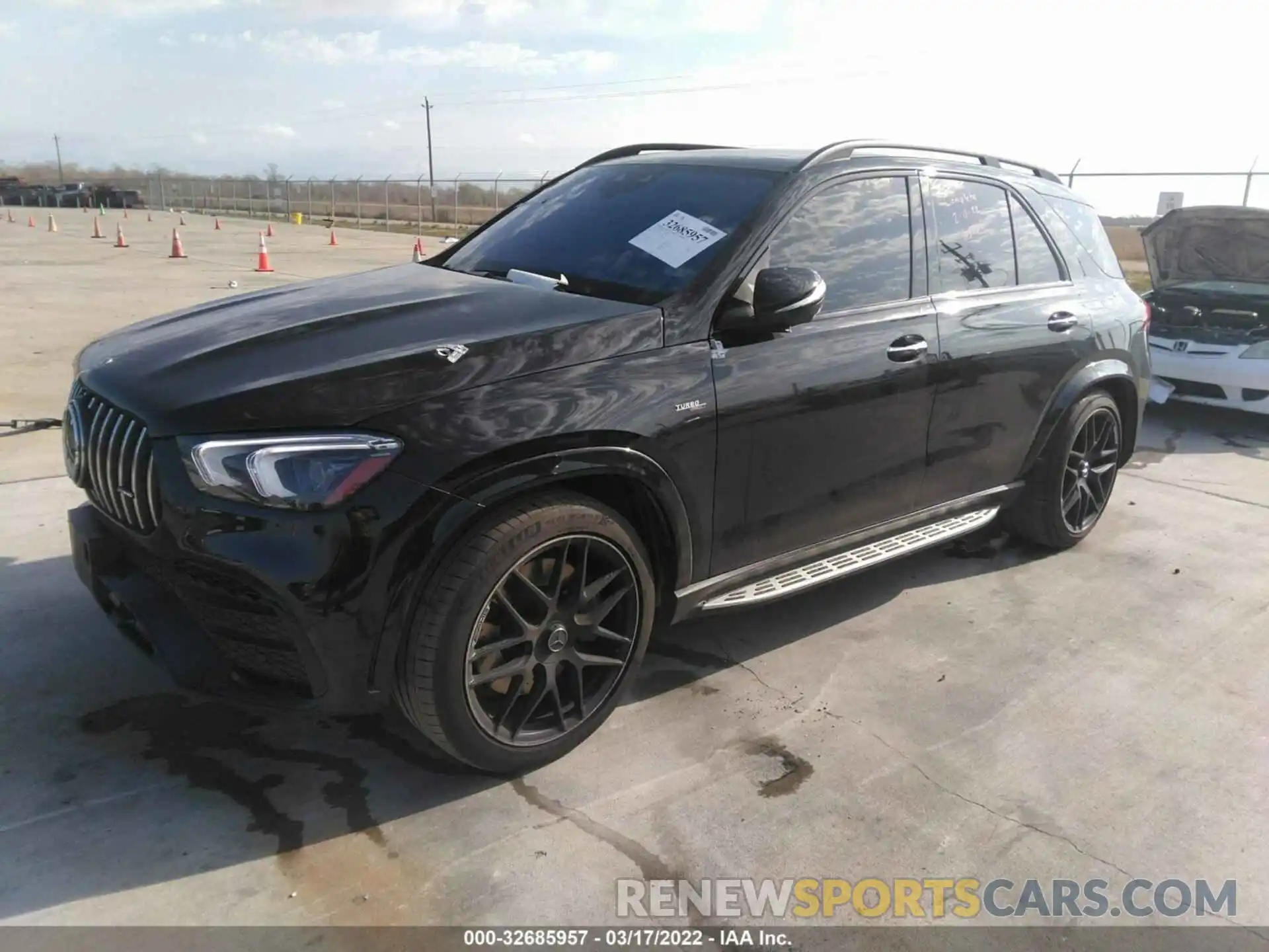 2 Photograph of a damaged car 4JGFB6BE2MA569783 MERCEDES-BENZ GLE 2021