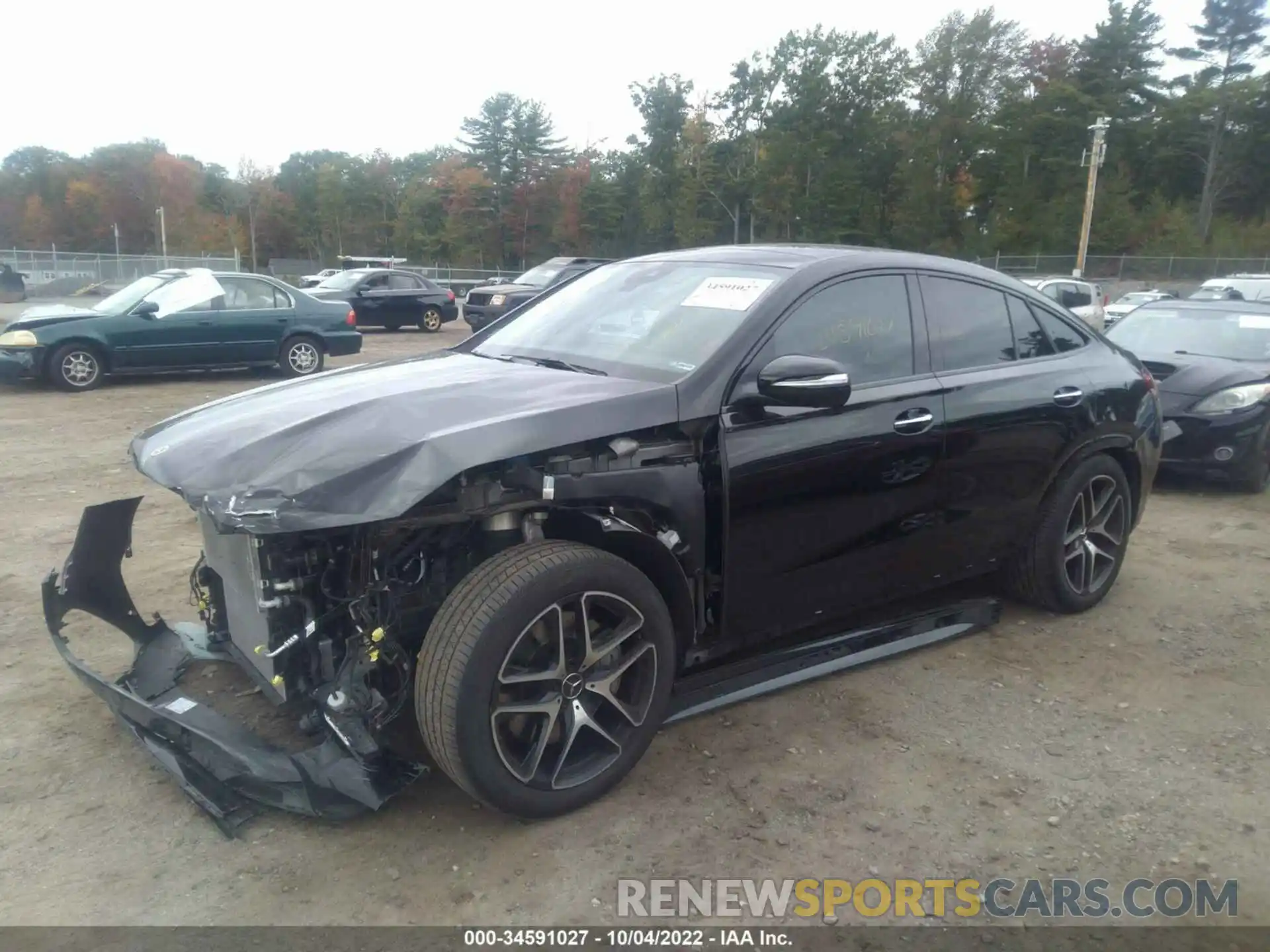 2 Photograph of a damaged car 4JGFD6BB0MA487485 MERCEDES-BENZ GLE 2021