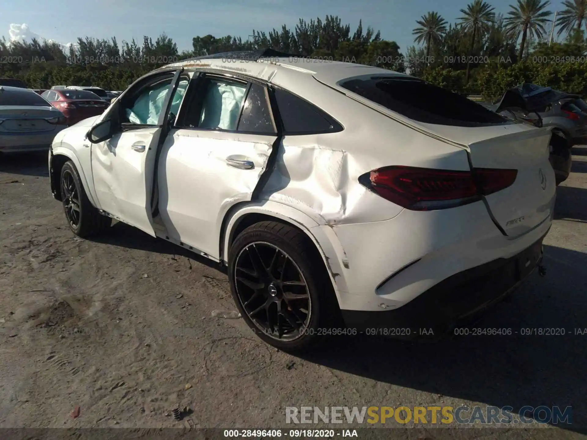 3 Photograph of a damaged car 4JGFD6BB6MA208587 MERCEDES-BENZ GLE 2021