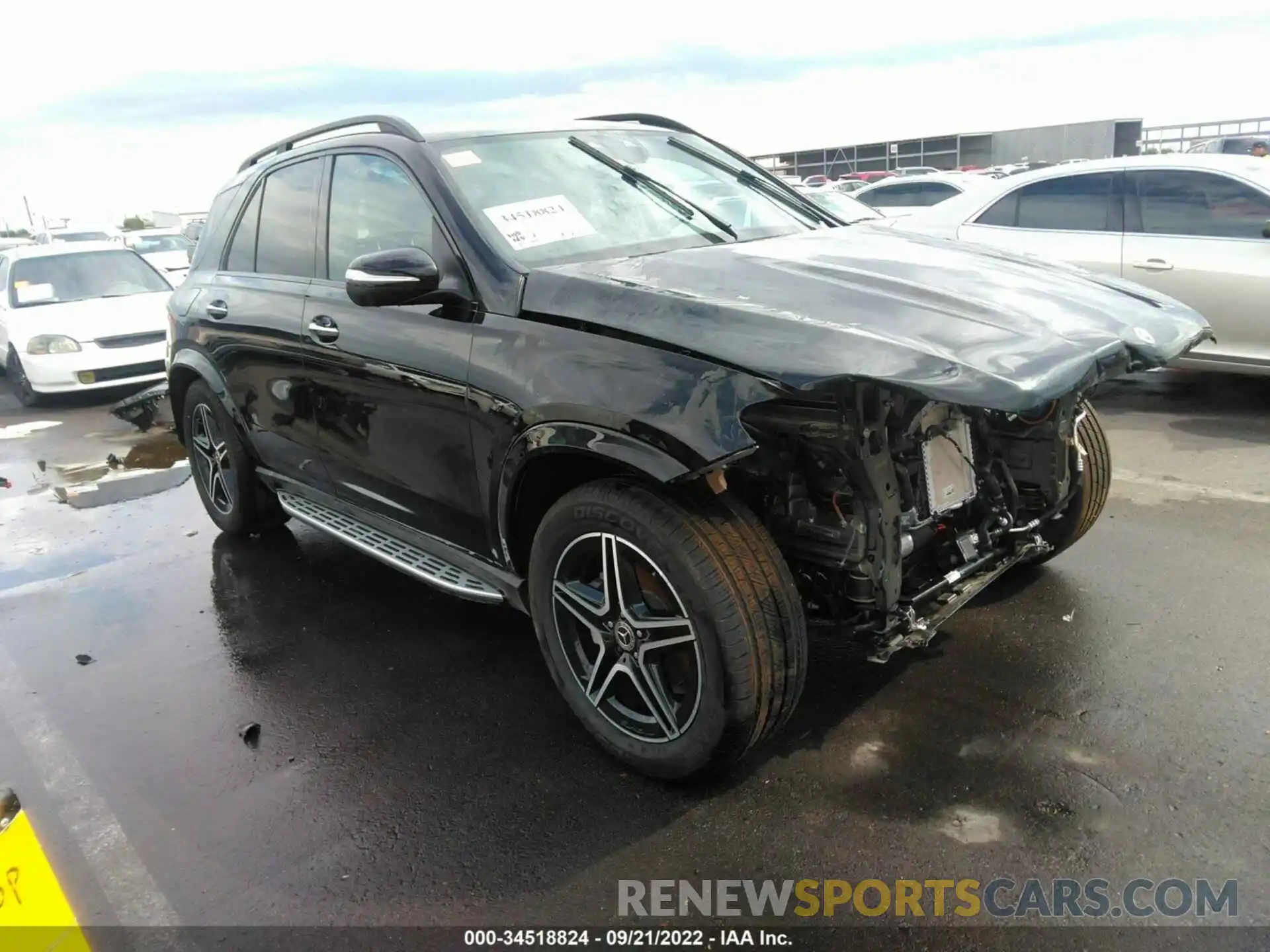 1 Photograph of a damaged car 4JGFB4KB6NA731717 MERCEDES-BENZ GLE 2022