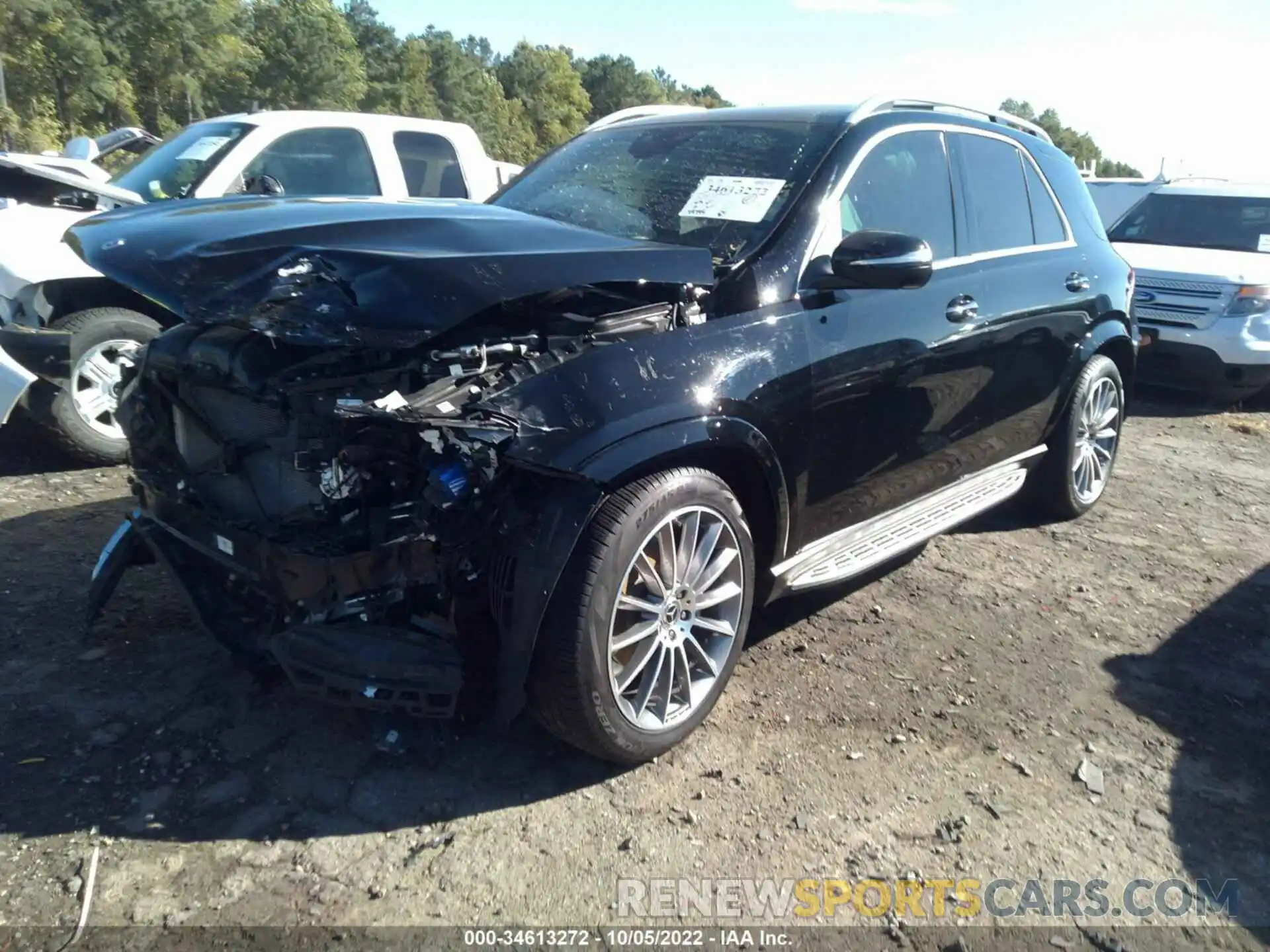 2 Photograph of a damaged car 4JGFB4KBXNA675409 MERCEDES-BENZ GLE 2022