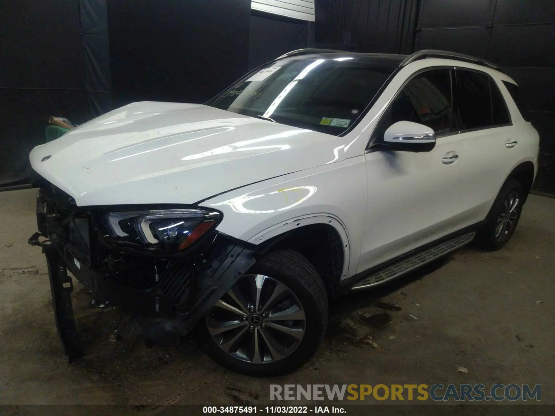 2 Photograph of a damaged car 4JGFB4KE3NA595928 MERCEDES-BENZ GLE 2022