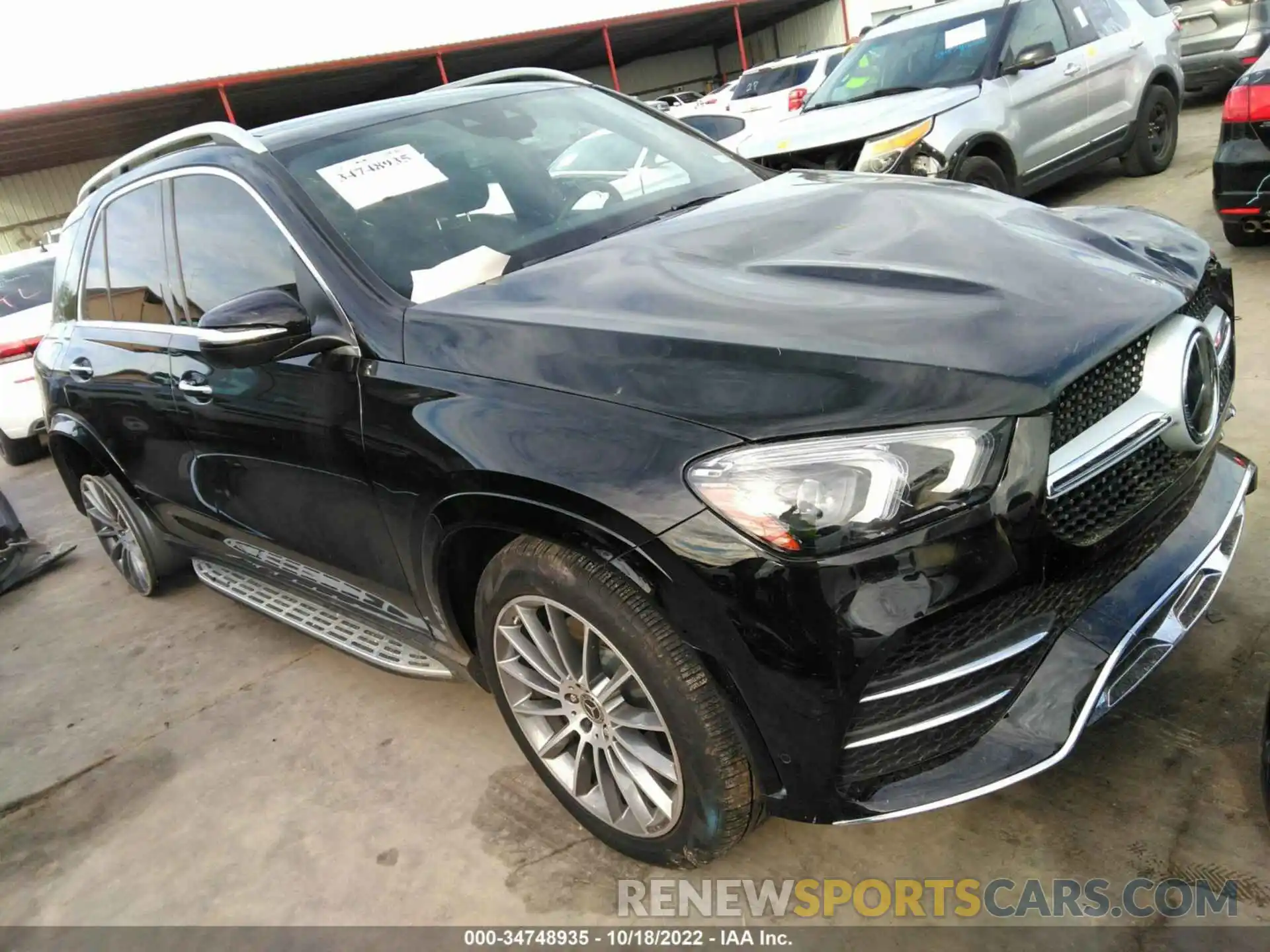 1 Photograph of a damaged car 4JGFB5KB3NA639504 MERCEDES-BENZ GLE 2022