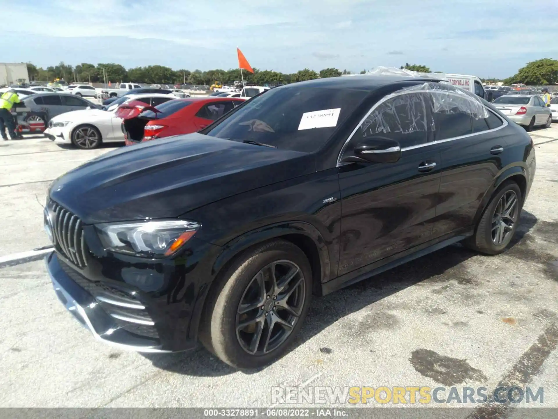 2 Photograph of a damaged car 4JGFD6BB2NA584947 MERCEDES-BENZ GLE 2022