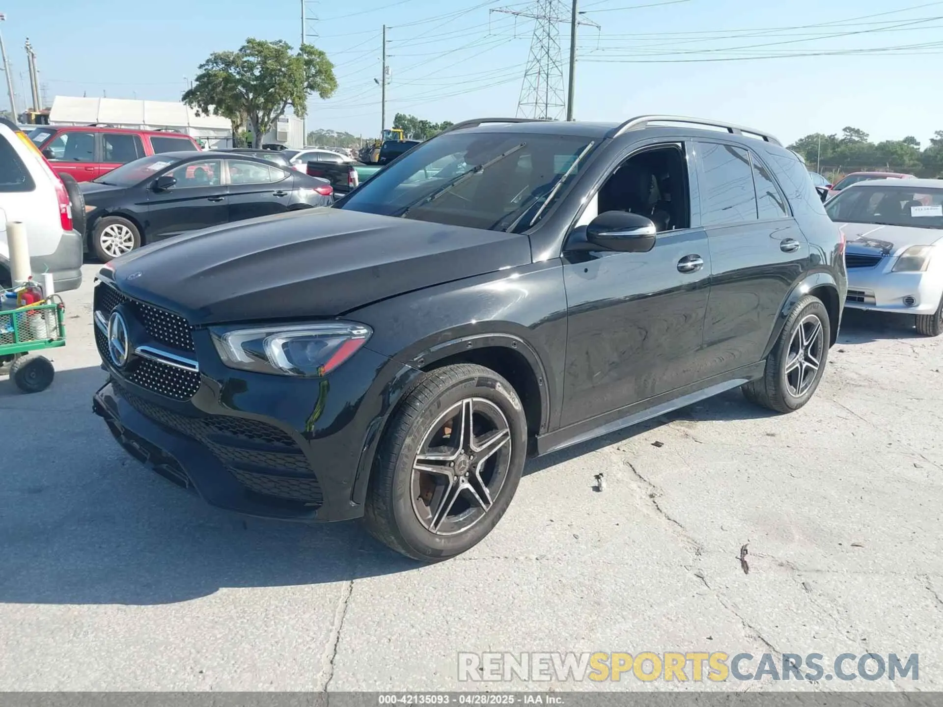 2 Photograph of a damaged car 4JGFB4JB6LA202864 MERCEDES-BENZ GLE 350 2020