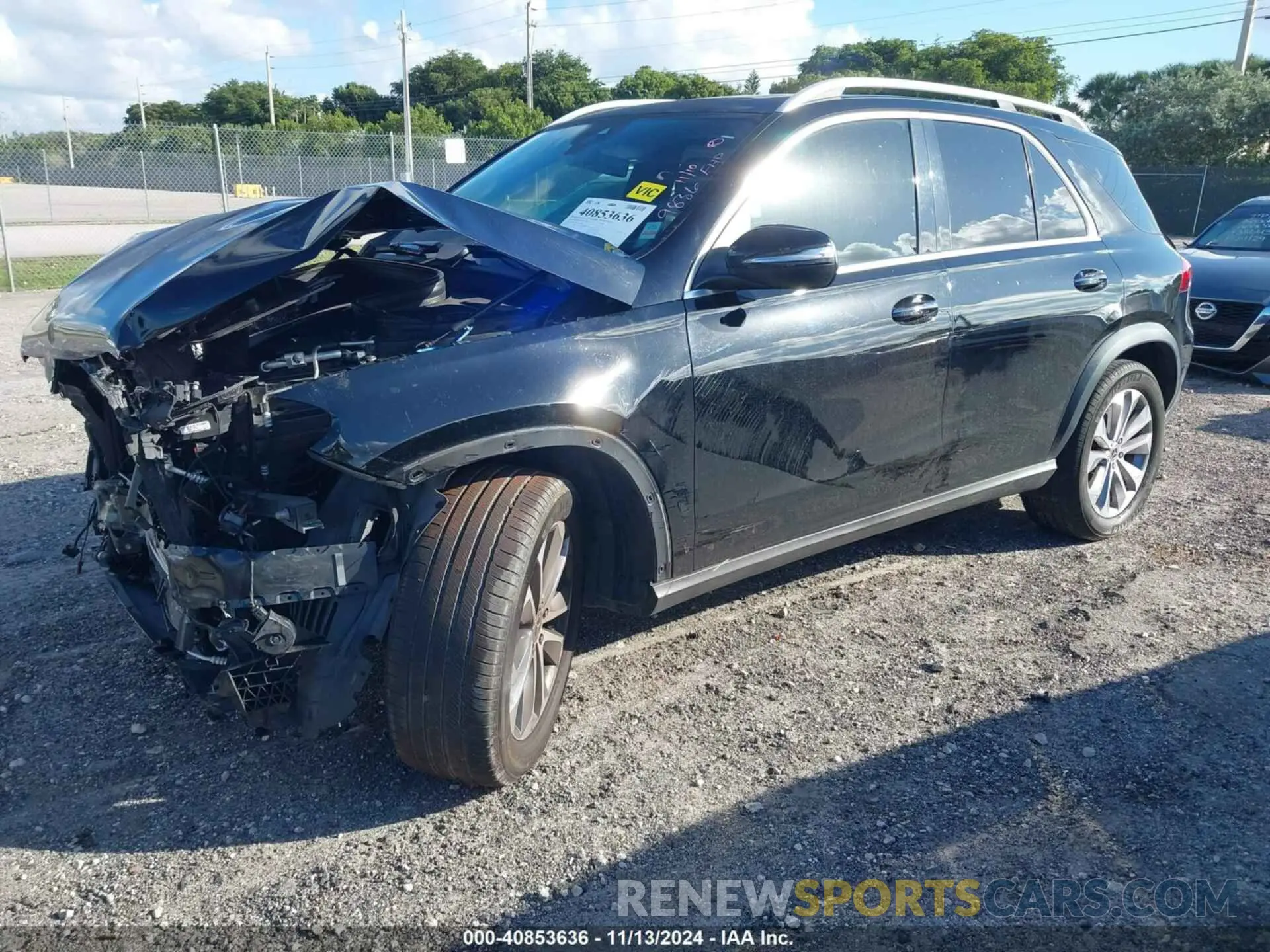 2 Photograph of a damaged car 4JGFB4JB9LA149836 MERCEDES-BENZ GLE 350 2020