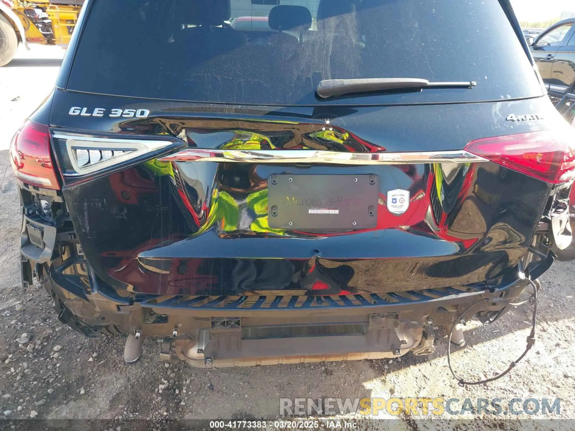 6 Photograph of a damaged car 4JGFB4KB3LA036673 MERCEDES-BENZ GLE 350 2020