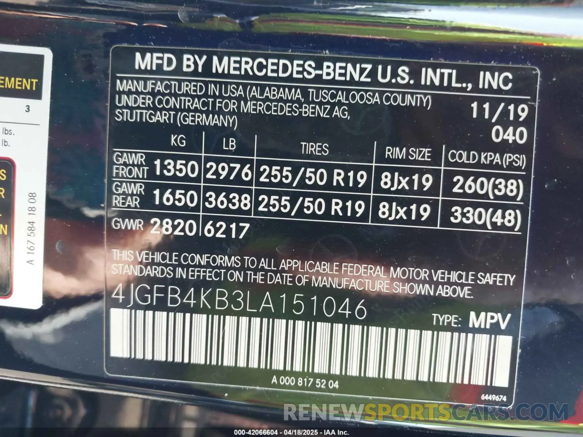 9 Photograph of a damaged car 4JGFB4KB3LA151046 MERCEDES-BENZ GLE 350 2020
