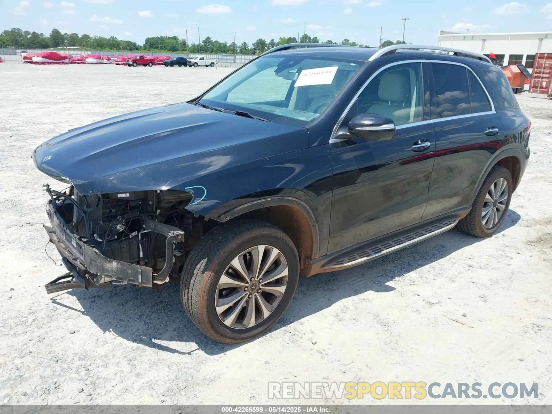 2 Photograph of a damaged car 4JGFB4KB5LA051787 MERCEDES-BENZ GLE 350 2020