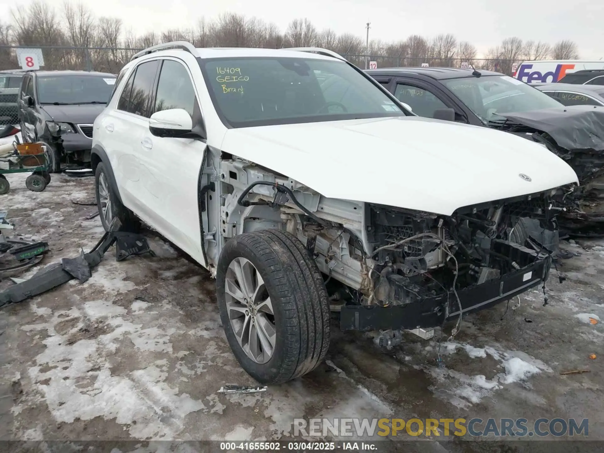 1 Photograph of a damaged car 4JGFB4KB6LA214799 MERCEDES-BENZ GLE 350 2020
